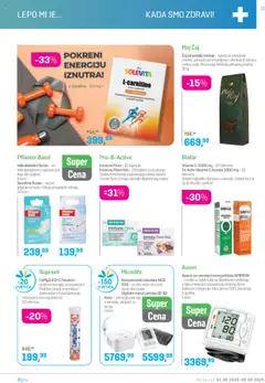 Lilly drogerie katalog - važi od 01.09.2025 | Strana: 11 | Proizvode: Merač pritiska, Adapter, Čaj