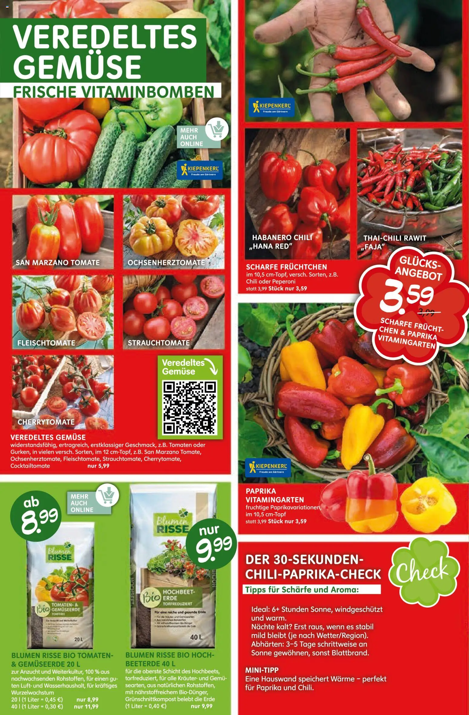 Blumen Risse Prospekt 	 – gültig ab 16.04.2026 | Seite: 2 | Produkte: Blumen, Tomaten, Gemüse, Chili