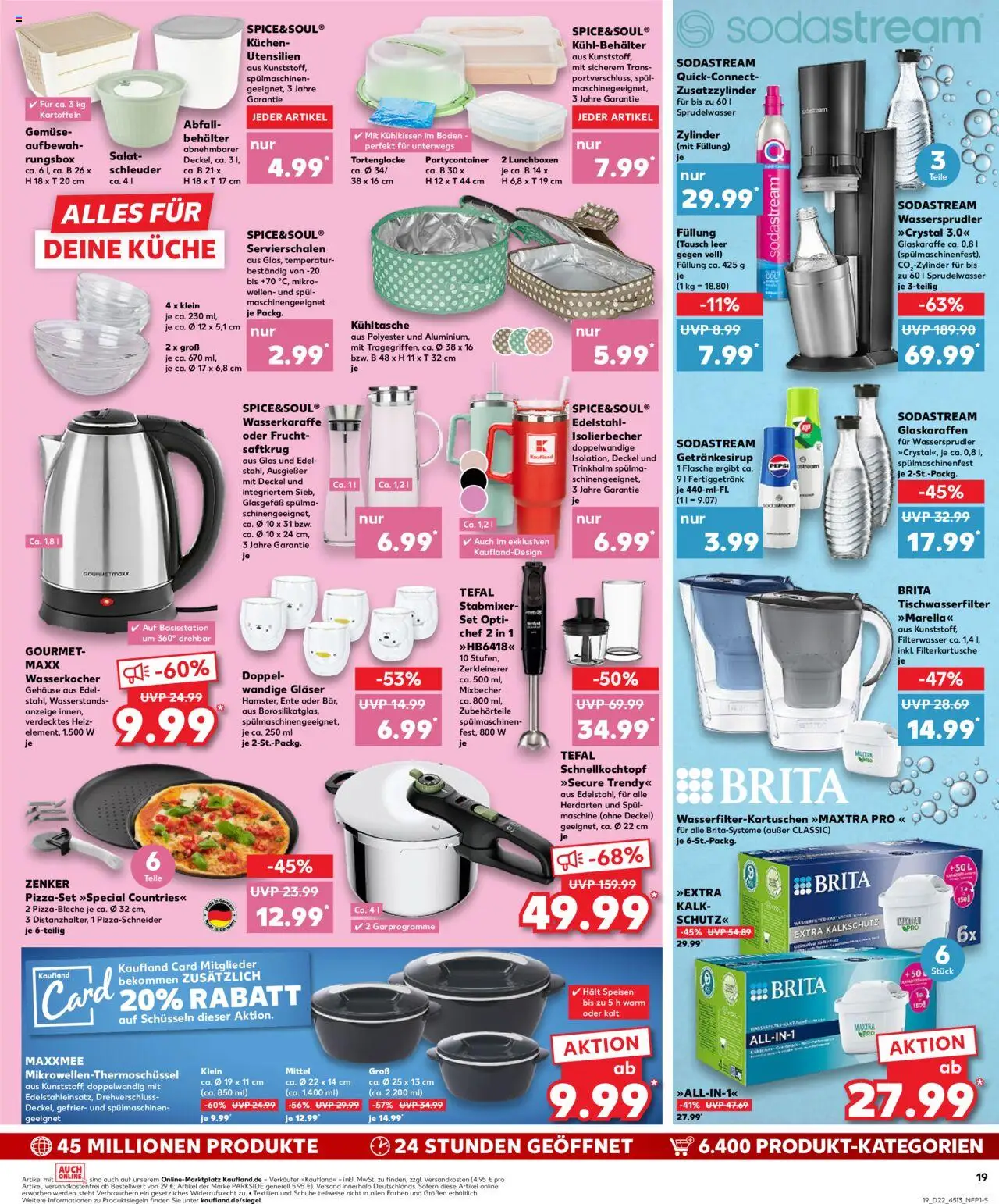 Kaufland Prospekt 	 - gültig ab dem 30.05.2025 | Seite: 19 | Produkte: Wasserkocher, Kartoffeln, Pepsi, Salat