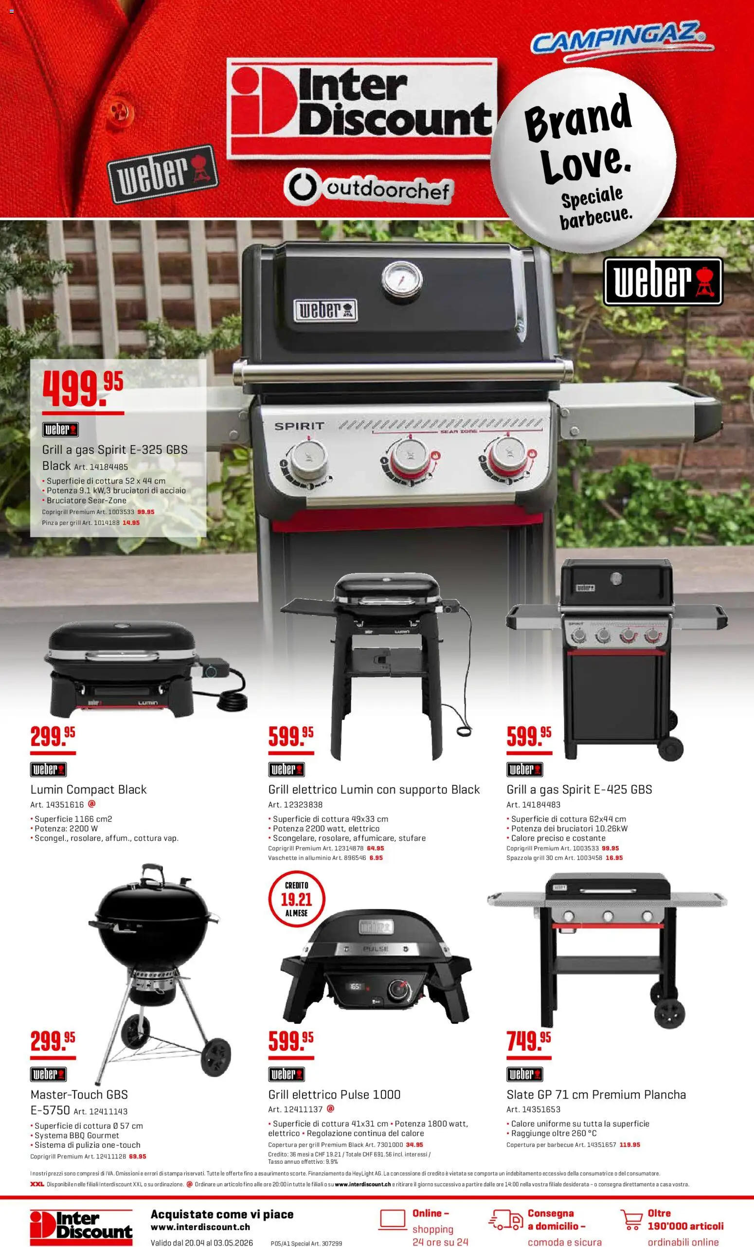 Interdiscount aktionen Grill und eScooter IT – gültig ab 20.04.2026 | Seite: 1 | Produkte: Grill