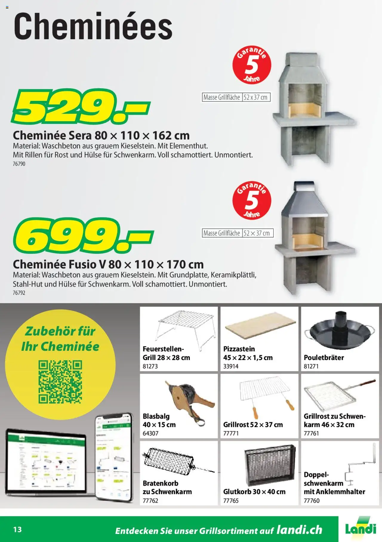 Landi Aktionen BBQ Grill Club ab 04.02.2025 | Seite: 13 | Produkte: Grill