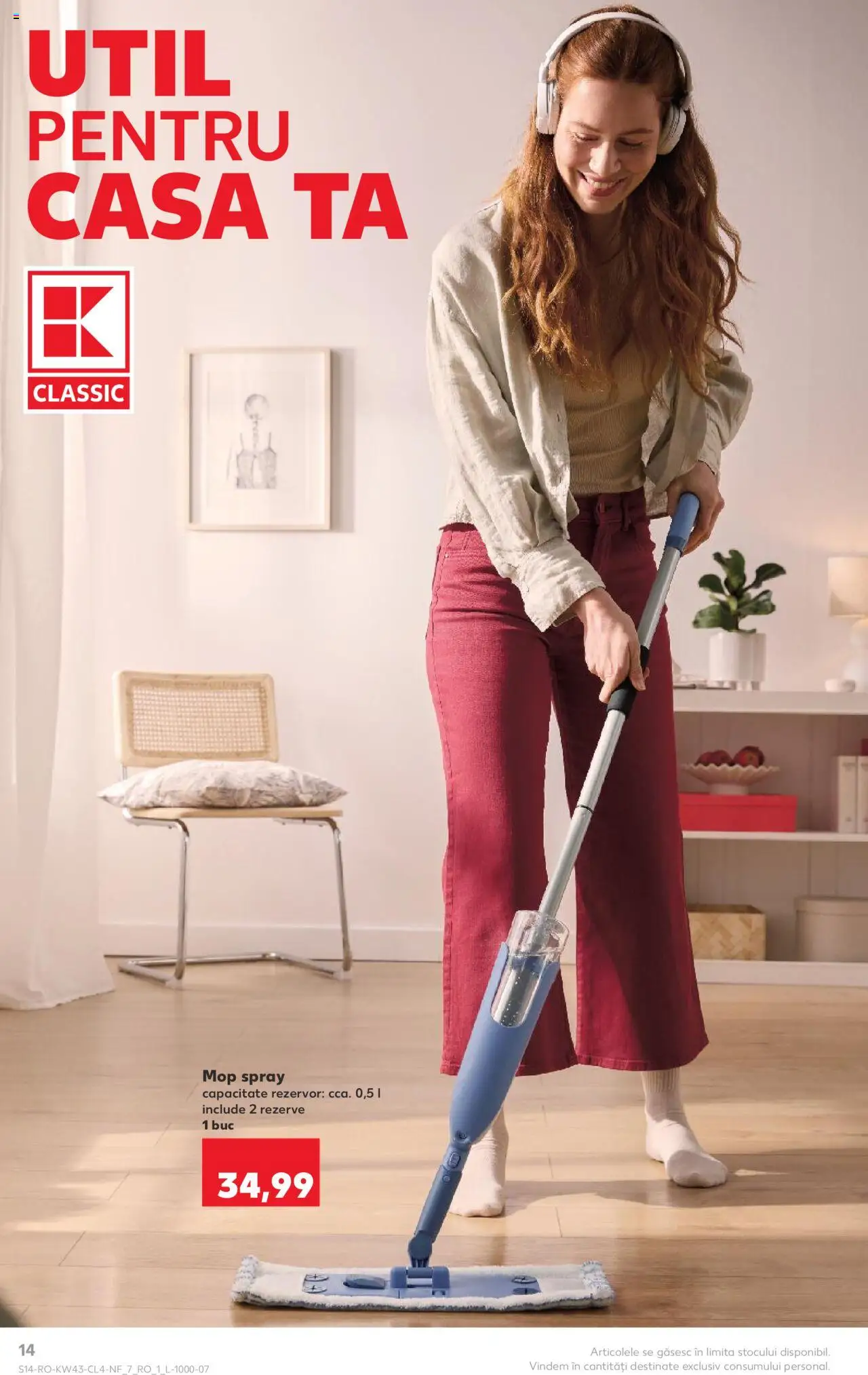 Noul catalog Kaufland – valabil de la 22.10.2025 | Pagină: 14 | Produse: Mop