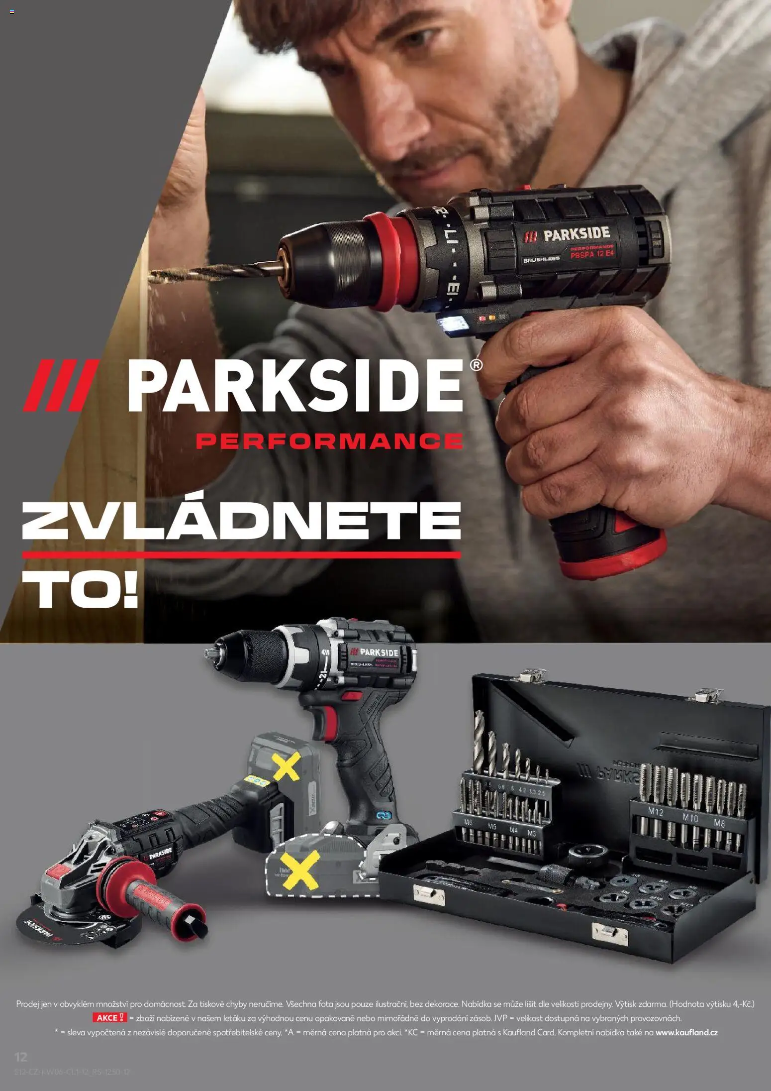 Kaufland leták - Plzeň od 04.02.2026 | Strana: 12 | Produkty: Parkside