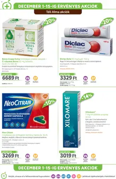 Alma Gyógyszertárak Akciós újság - amely érvényes a következő dátumtól: 01.12.2025 | Oldal: 10 | Termékek: Pezsgőtabletta, Alma