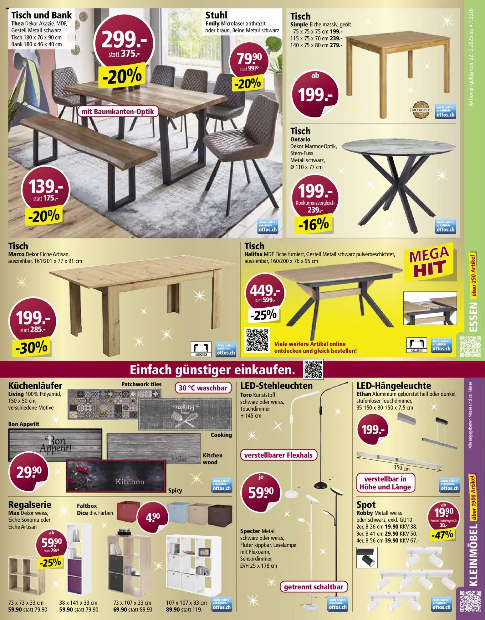 Otto's Aktionen – gültig ab 22.12.2025 | Seite: 11 | Produkte: Tisch, Stuhl