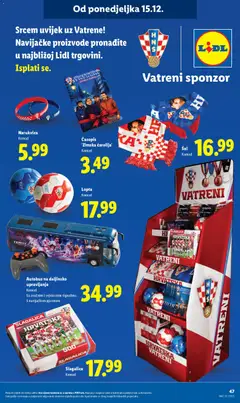 Katalog Lidl - Pregled kataloga iz trgovine Lidl, vrijedi od 15.12.2025 | Stranica: 47
