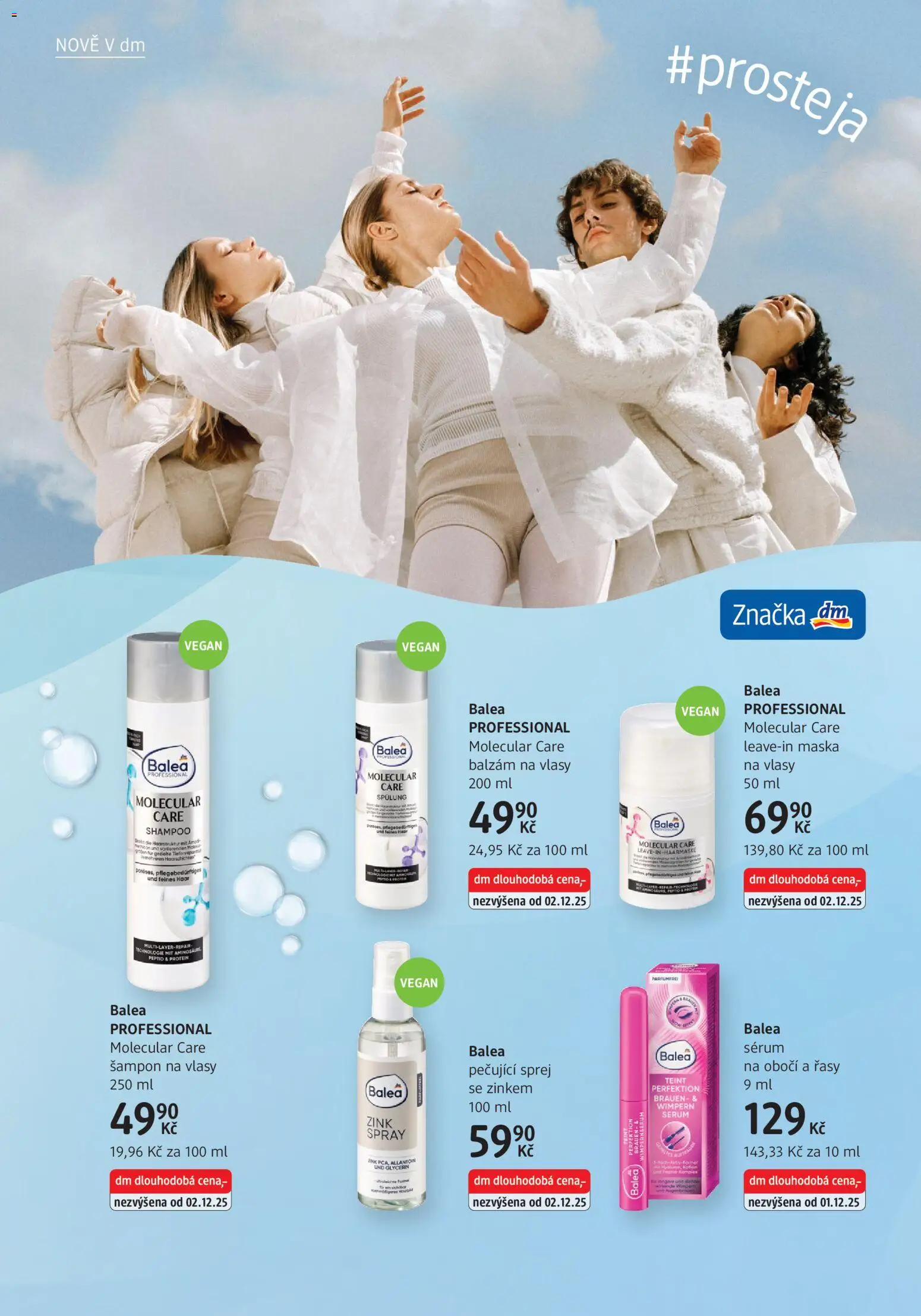 dm drogerie leták od 09.01.2026 | Strana: 12 | Produkty: Vegan, Balzám na vlasy, Protein, Šampon
