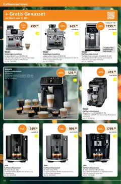 Fust Aktionen ab 01.01.2025 gültig | Seite: 10 | Produkte: Kaffee, Kaffeevollautomat, Philips