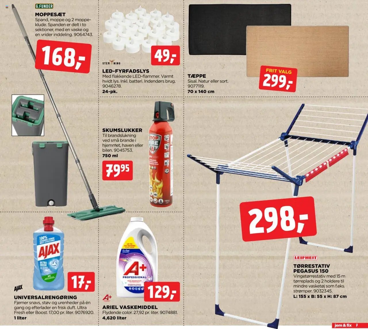 Jem & fix Tilbudsavis gyldig fra 24.08.2025 | Side: 7 | Produkter: Tæppe, Søm
