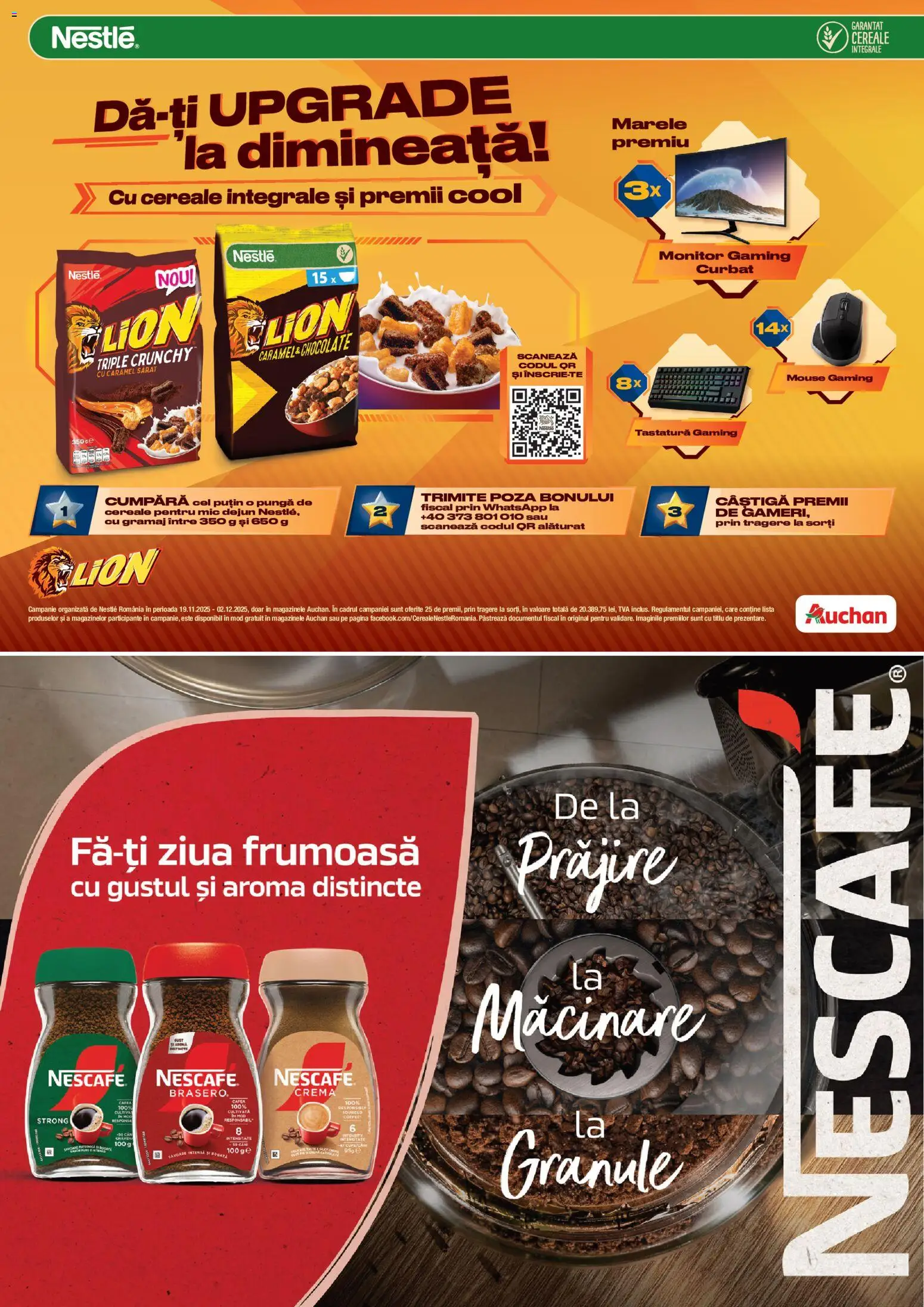Noul catalog Auchan – valabil de la 19.11.2025 | Pagină: 36 | Produse: Mouse, Tastatură, Pungă, Cereale