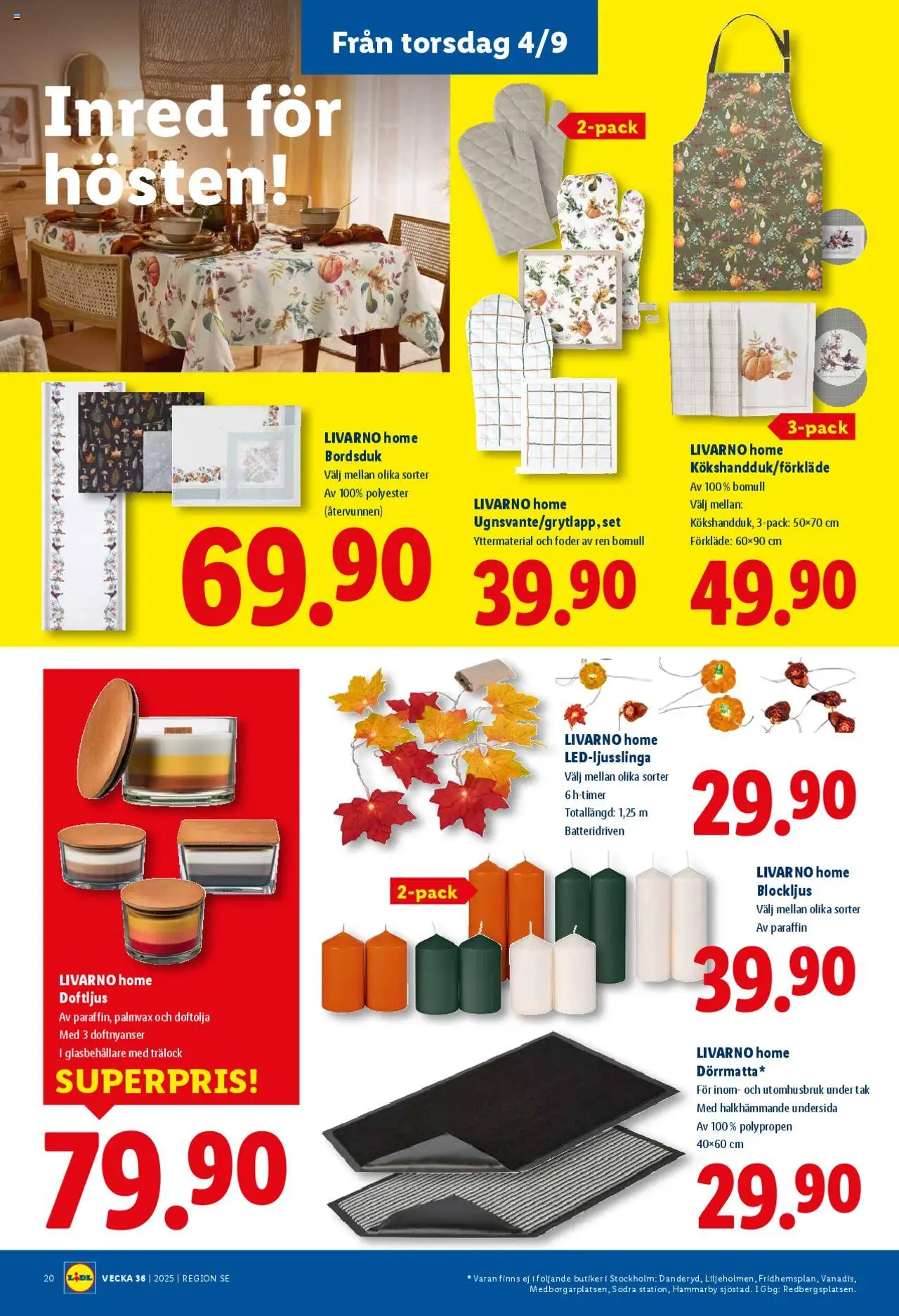 Lidl reklamblad aktuell från 01.09.2025 | Sida: 23 | Produkter: Set