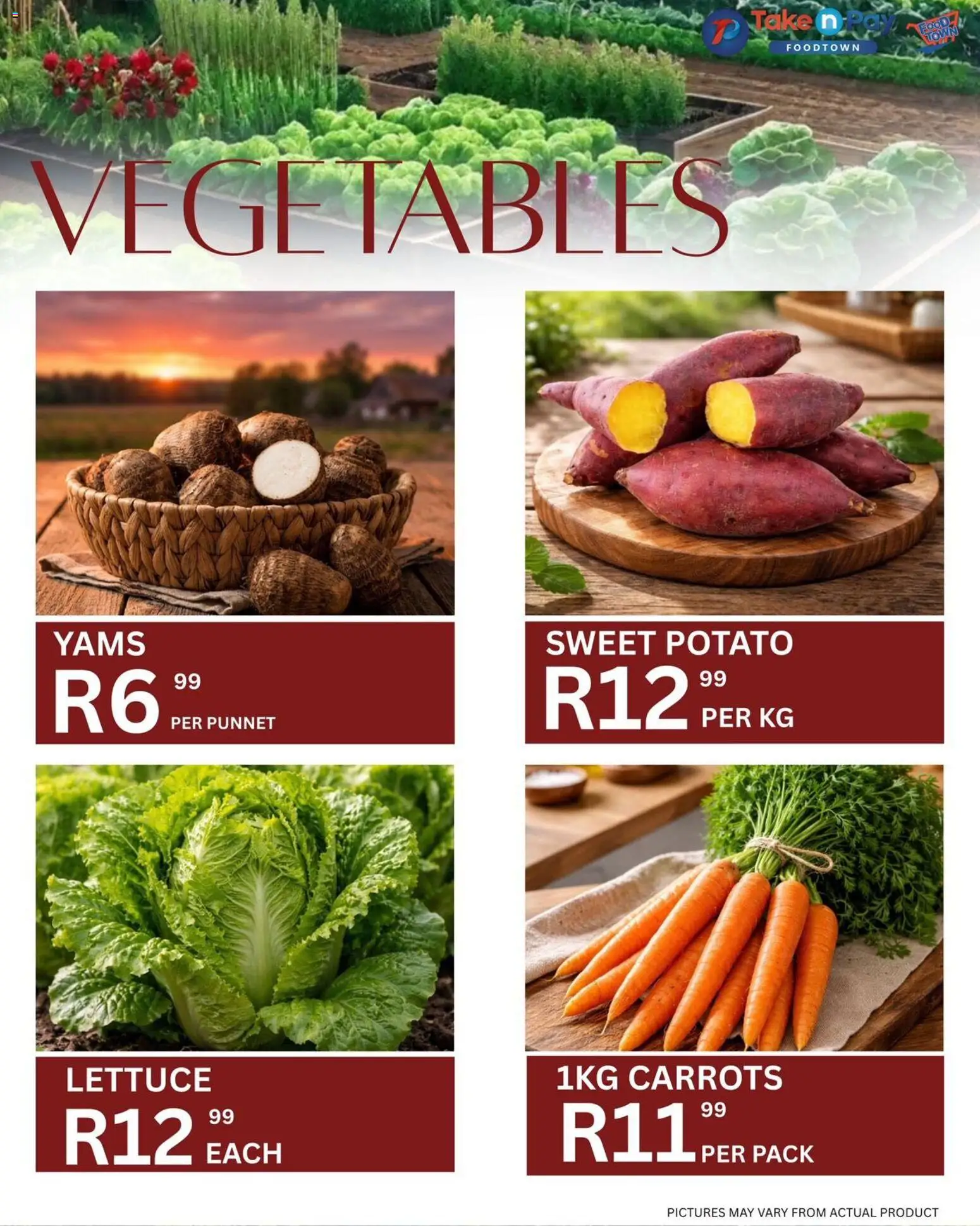 New Take n Pay catalogue – valid from 24.03.2026 | Page: 7 | Products: Carrots, Vegetables, Lettuce