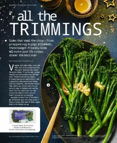 Preview of Asda - Asda Magazine - Christmas 2025 valid from 04.11.2025 | Page: 38 | Products: Broccoli, Basket, Butter, Veggie