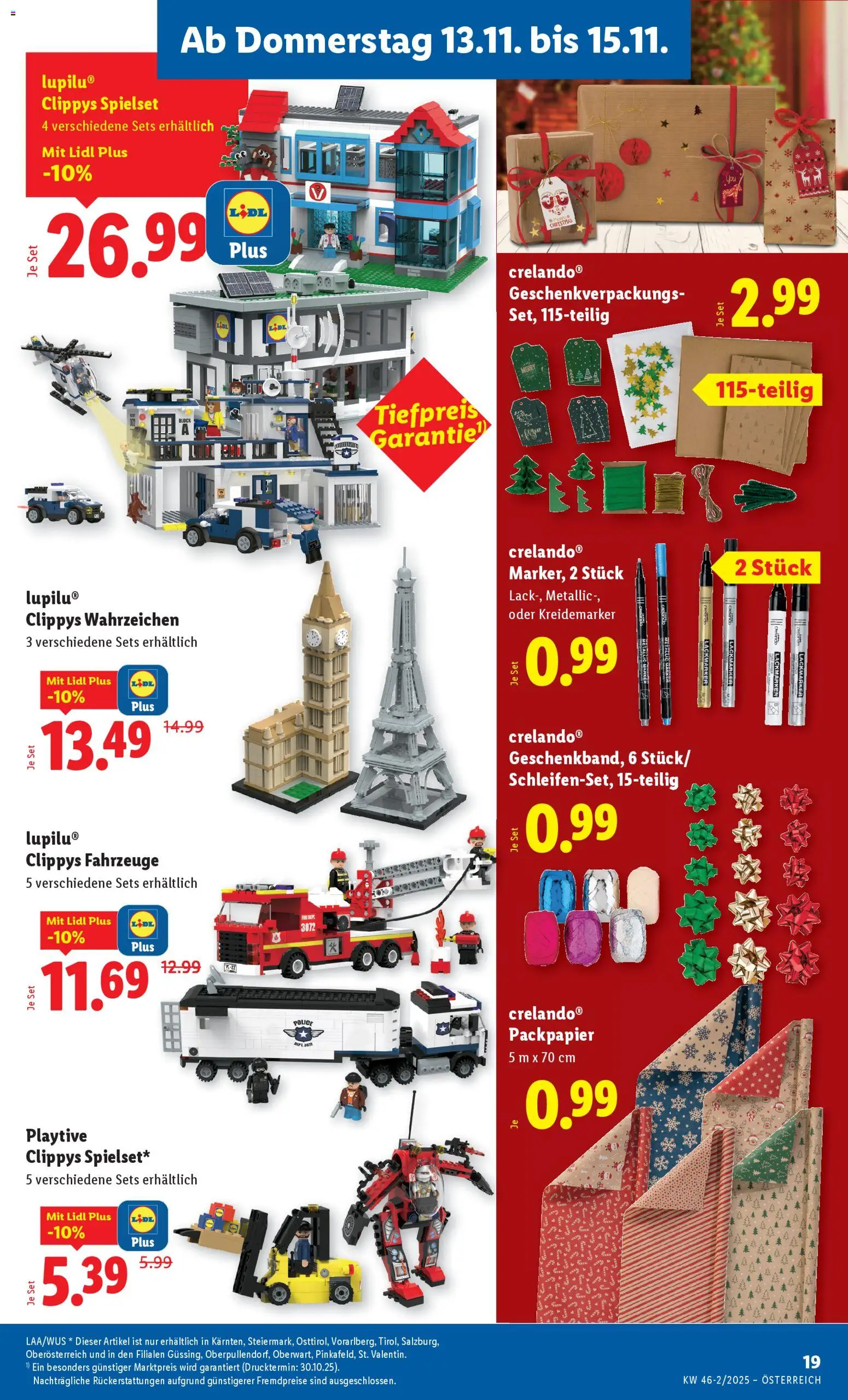 Lidl Flugblatt - Altenmarkt im Pongau, St. Johann im Pongau, Zell am See gültig ab 13.11.2025 | Seite: 21