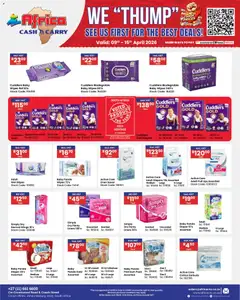 Africa Cash & Carry specials catalogue – valid from 09.04.2026 | Page: 40 | Products: Earbuds, Stock
