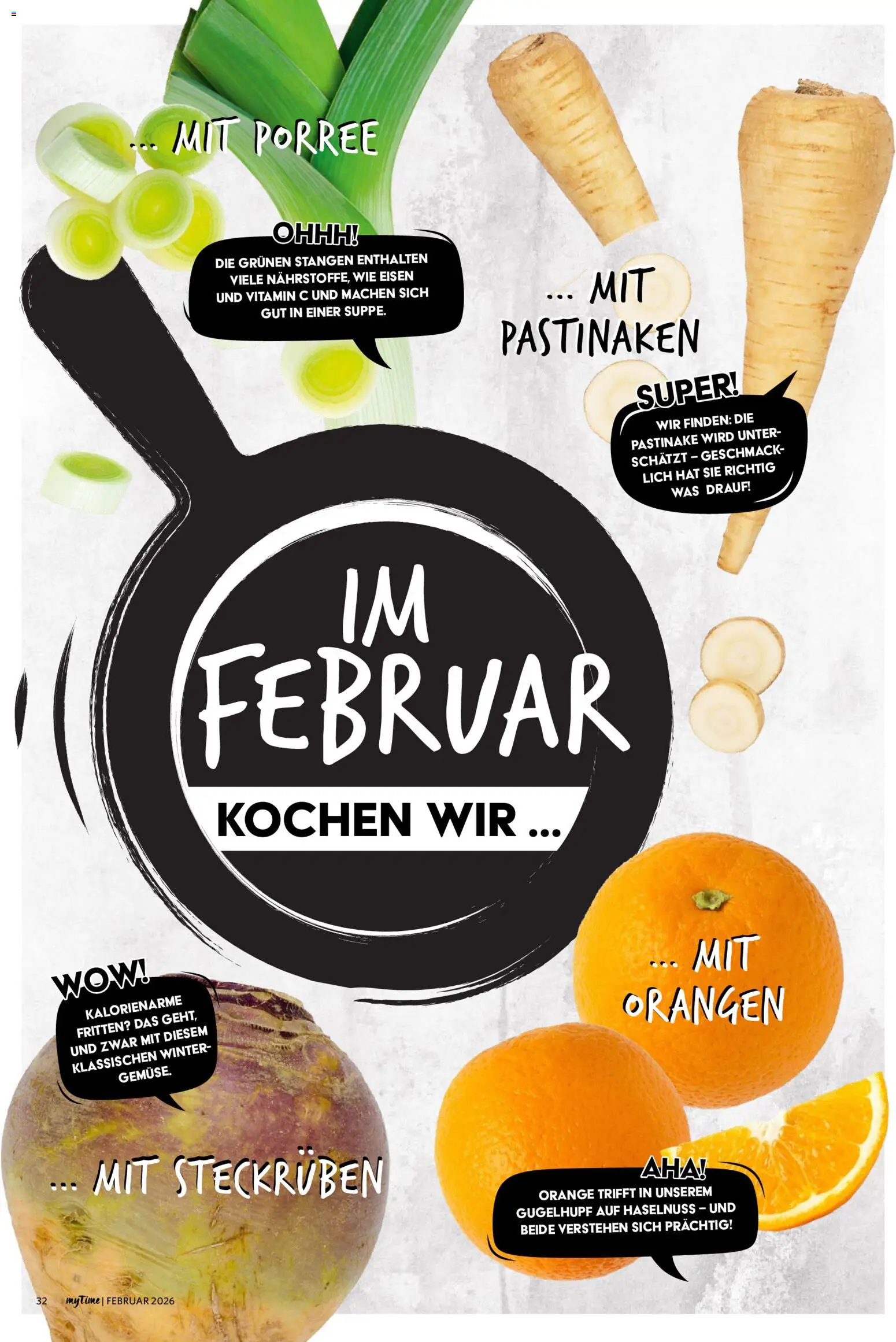 Famila Nordwest myTime Februar 2026 – gültig ab 01.02.2026 | Seite: 32 | Produkte: Orangen