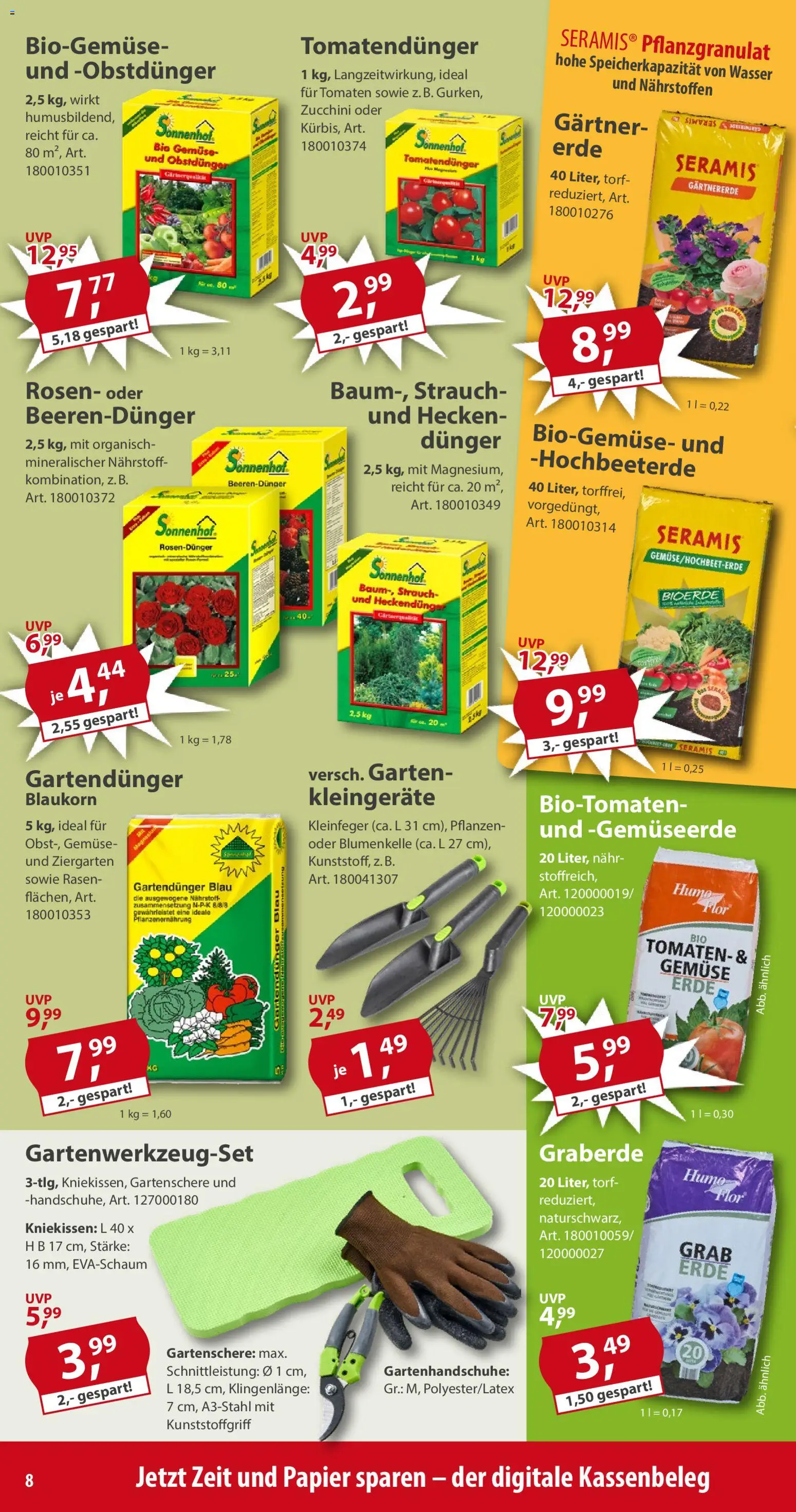 Sonderpreis Baumarkt Prospekt 	 – gültig ab 07.03.2026 | Seite: 8 | Produkte: Tomaten, Wasser, Gemüse, Zucchini