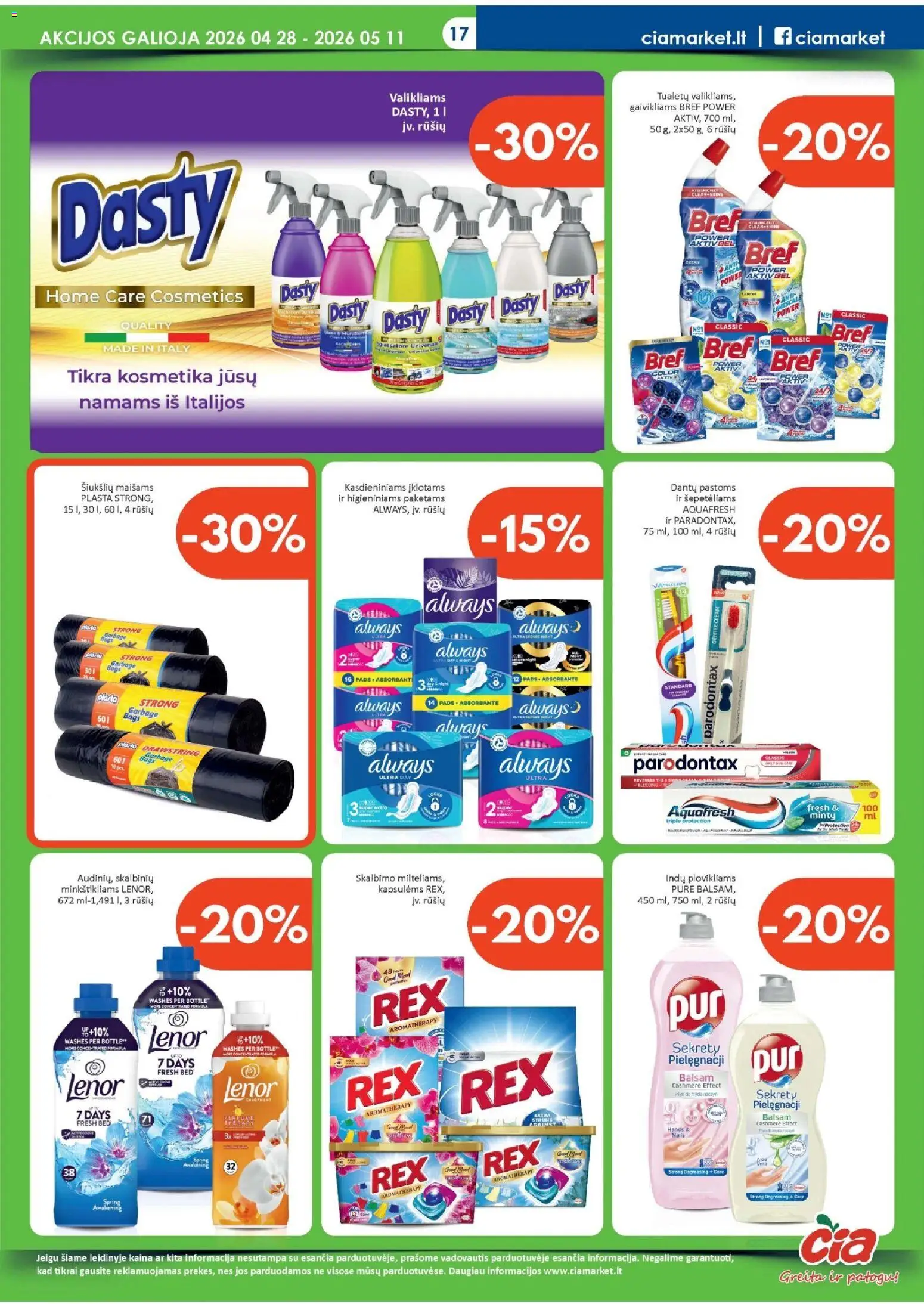 ČIA MARKET akcijos nuo 28.04.2026 | Puslapis: 17