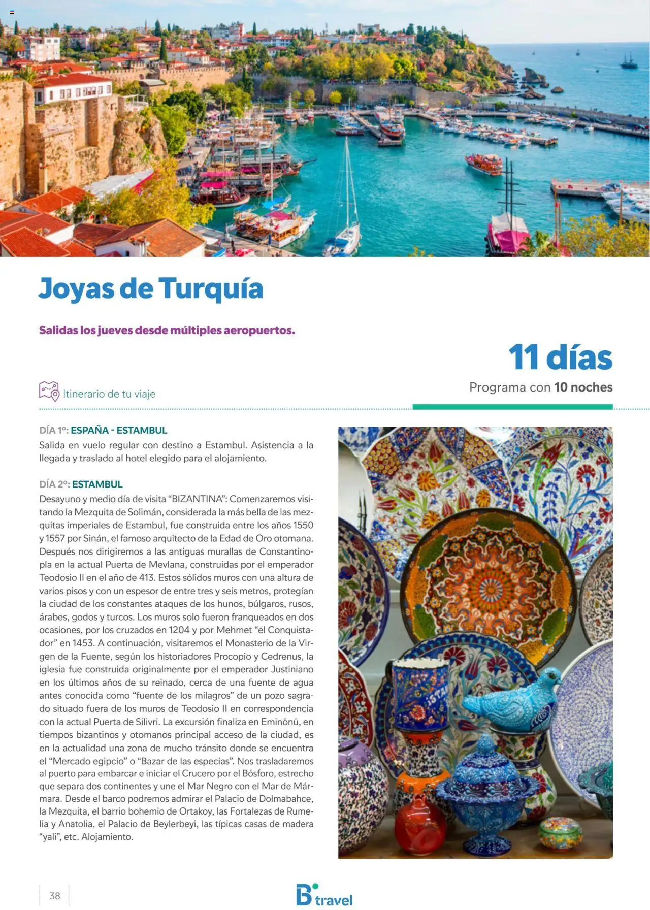 B the travel brand Turquía │ válido desde el 09.05.2024 | Página: 38
