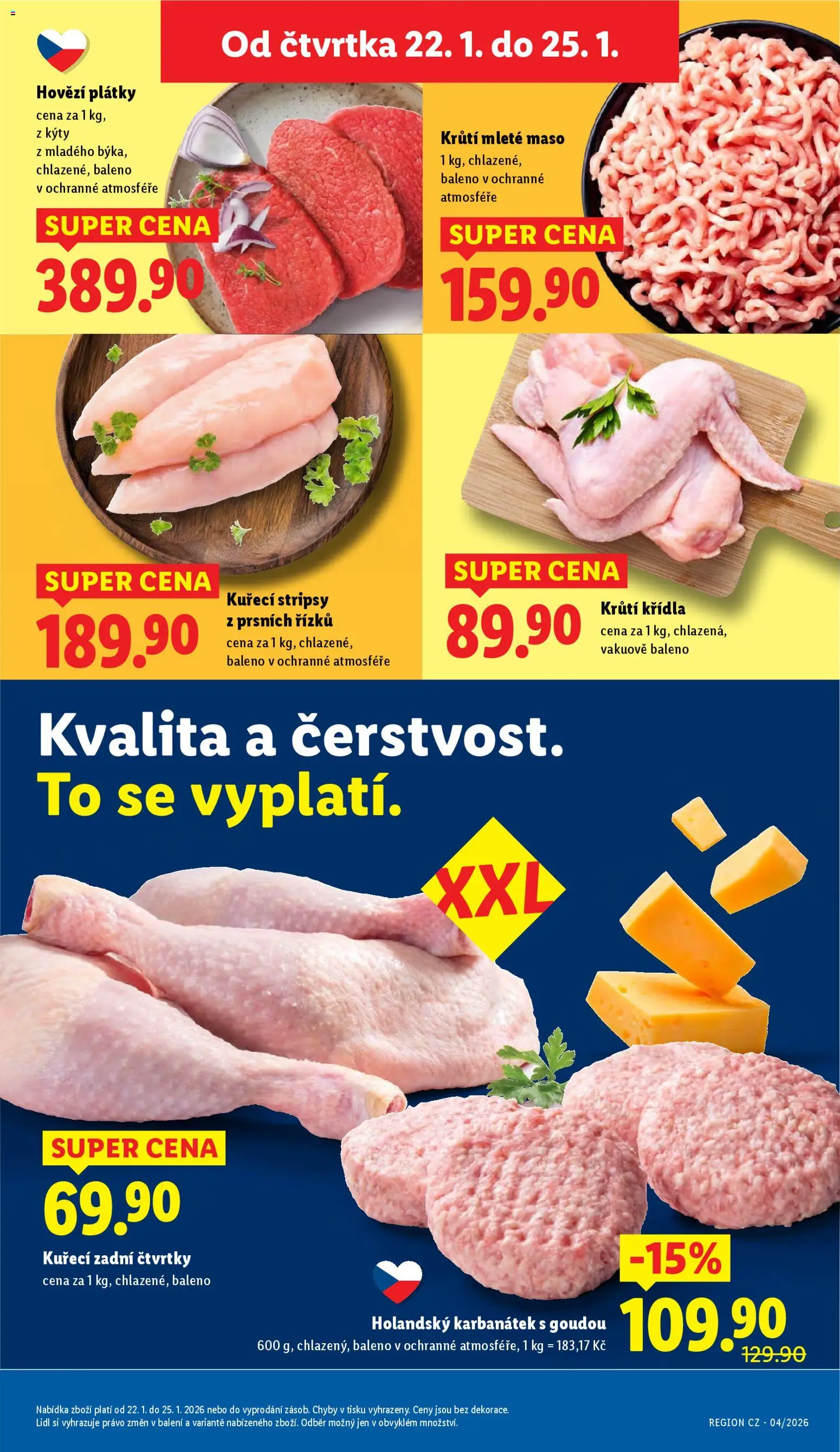 Lidl leták od 22.01.2026 | Strana: 11 | Produkty: Hovězí, Gouda, Mleté maso, Maso