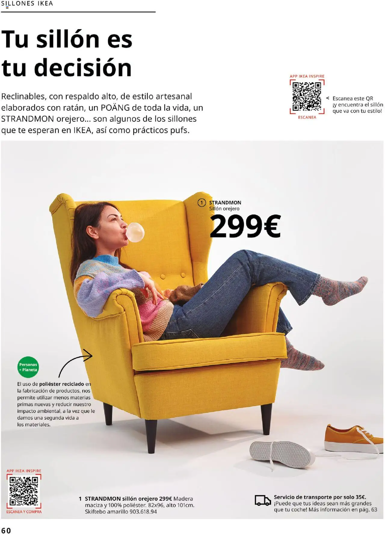 Catálogo IKEA Salones │ válido desde el 01.09.2025 | Página: 60 | Productos: Té, Sillón