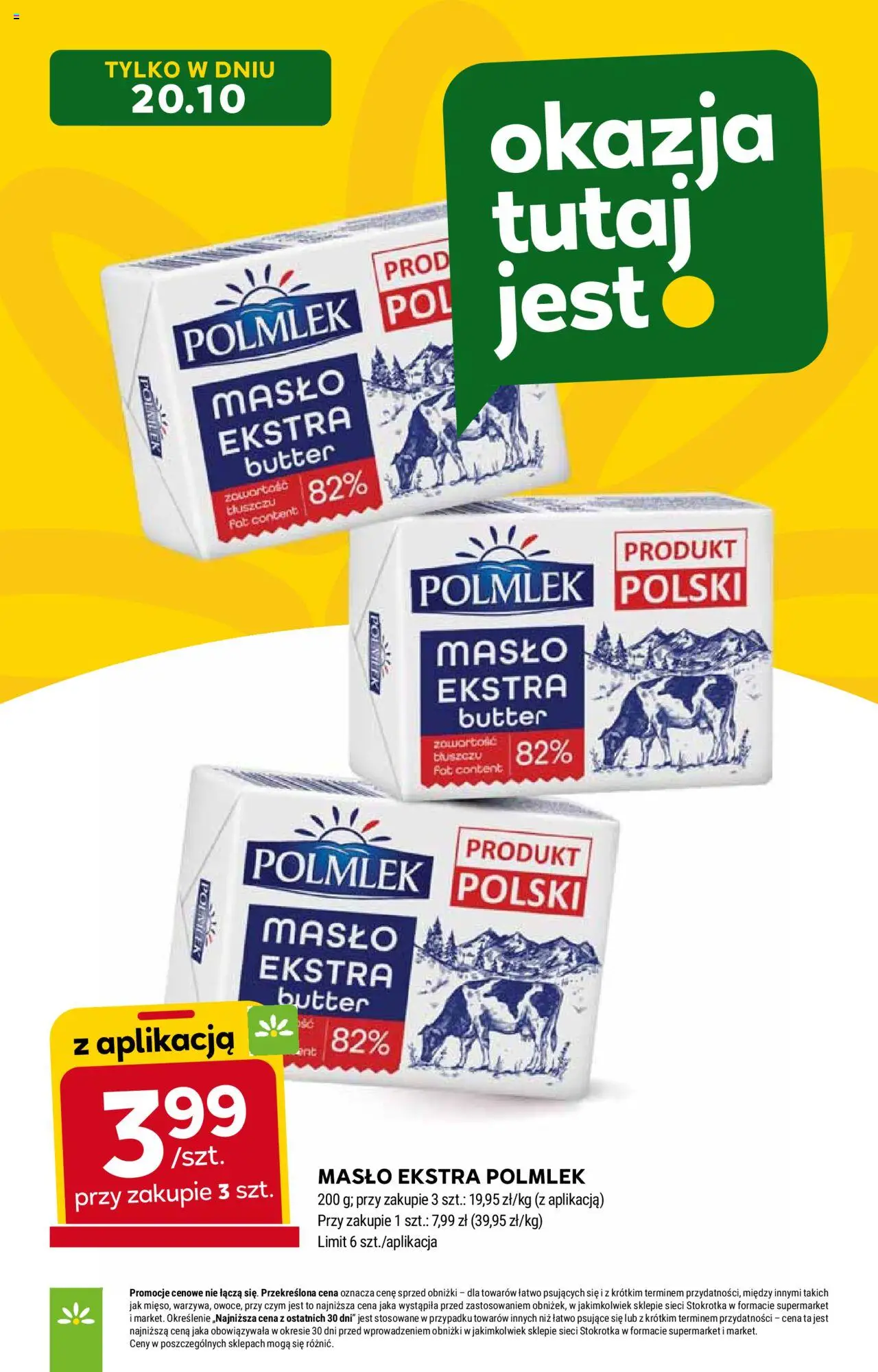 Stokrotka Gazetka od 16.10.2025 | Strona: 10 | Produkty: Stokrotka, Masło