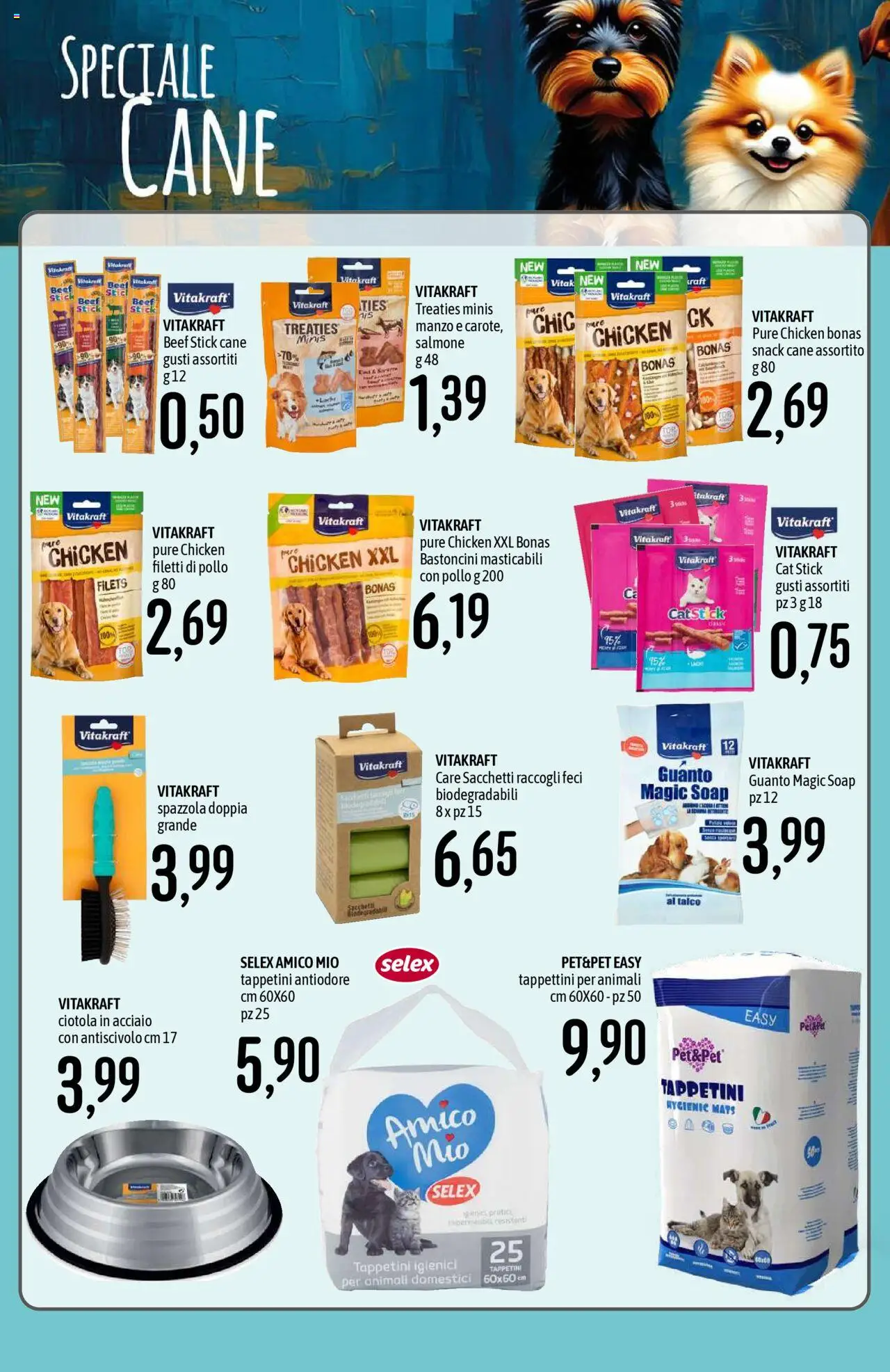 Volantino Emisfero del 20.10.2025 | Pagina: 18 | Prodotti: Spazzola, Pollo, Salmone, Talco