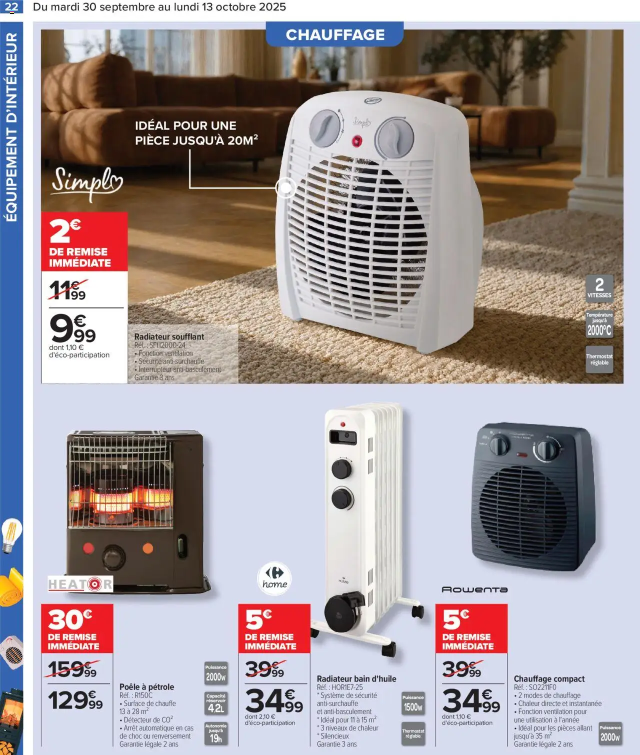  | Page: 24 | Produits: Poêle, Interrupteur, Poêle à pétrole, Radiateur