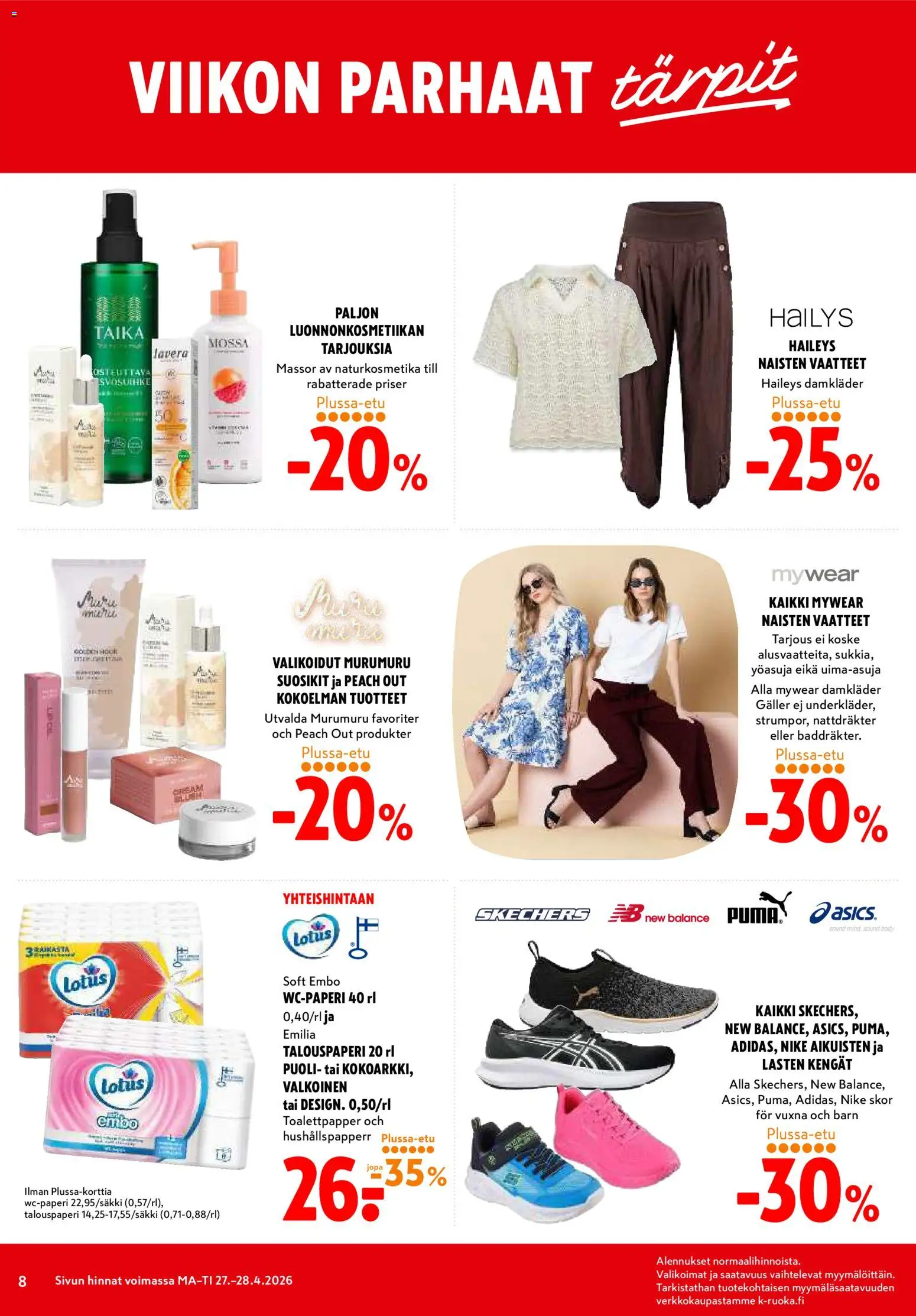 K-Citymarket tarjoukset – voimassa 27.04.2026 alkaen | Sivu: 8