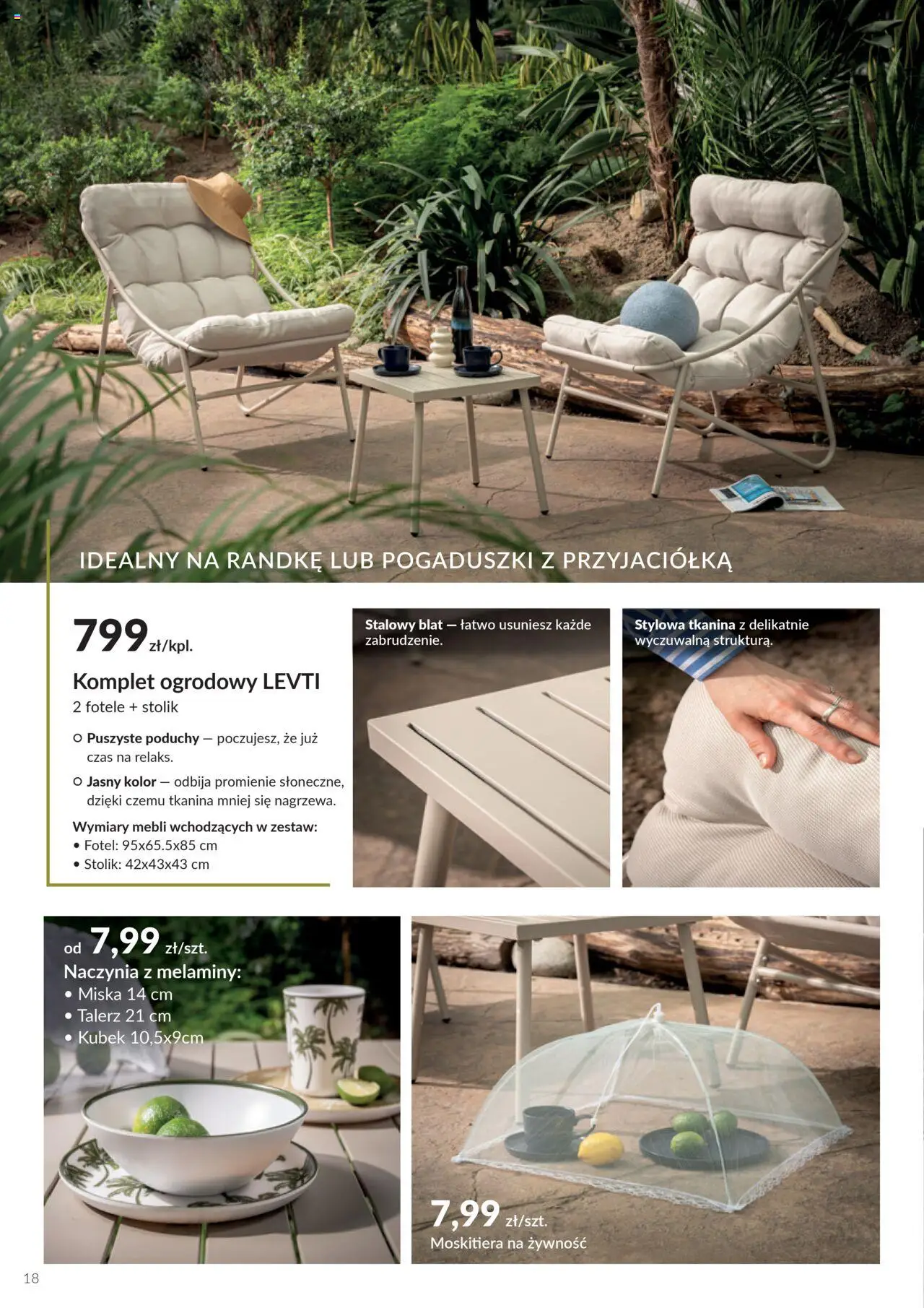Salony Agata Gazetka - Ogród od 26.05.2025 | Strona: 18 | Produkty: Fotel