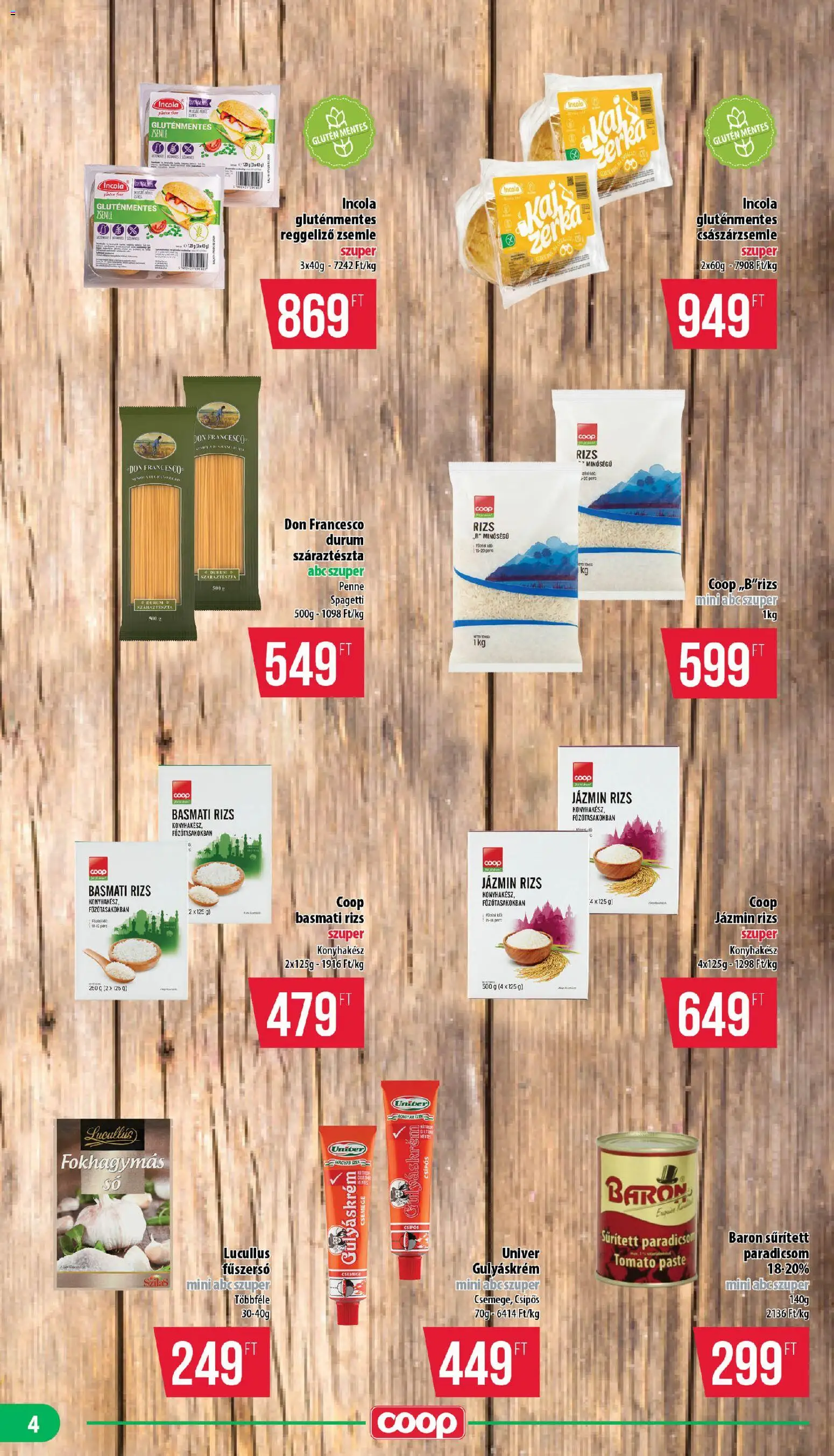 COOP akciós ujság - amely érvényes a következő dátumtól: 19.02.2026 | Oldal: 4