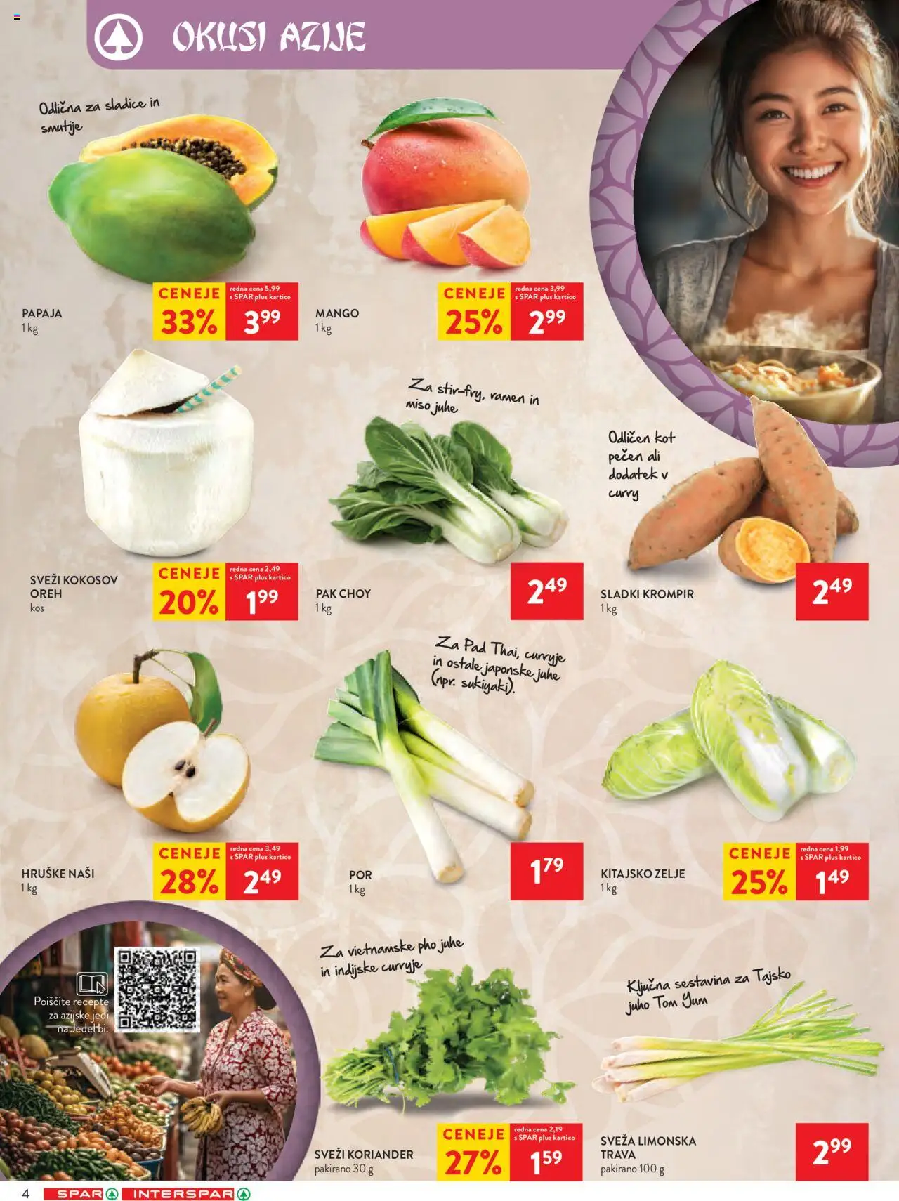 Novi Spar katalog ponudbe – veljaven od 01.10.2025 | Stran: 4 | Izdelki: Top doble cara, Krompir, Hruške, Zelje