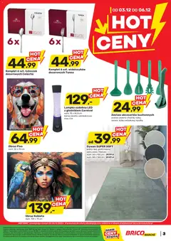 Pogląd oferty "Brico Marché Gazetka" - ważna od 03.12.2025 | Strona: 3 | Produkty: Dywan