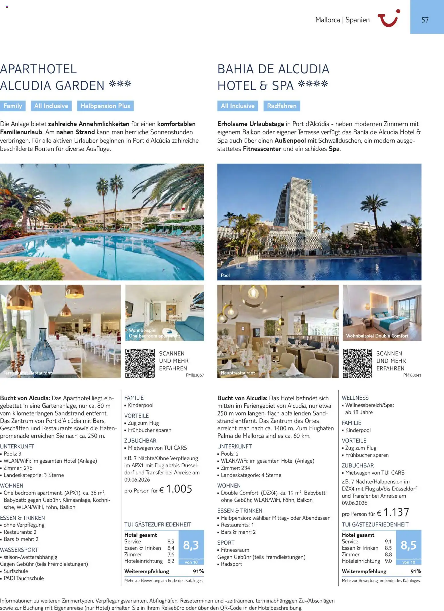 Aida  Südeuropa & Nordafrika 2026/27 – gültig ab 01.01.2026 | Seite: 57 | Produkte: Babybett