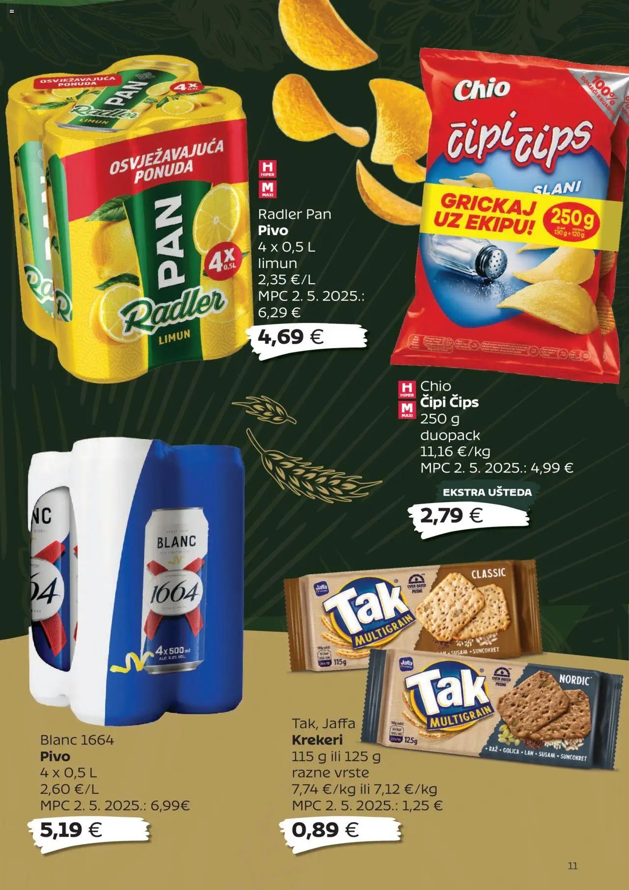 Tommy katalog | vrijedi od 15.09.2025 | Stranica: 11 | Proizvodi: Čips, Pan, Krekeri, Suncokret
