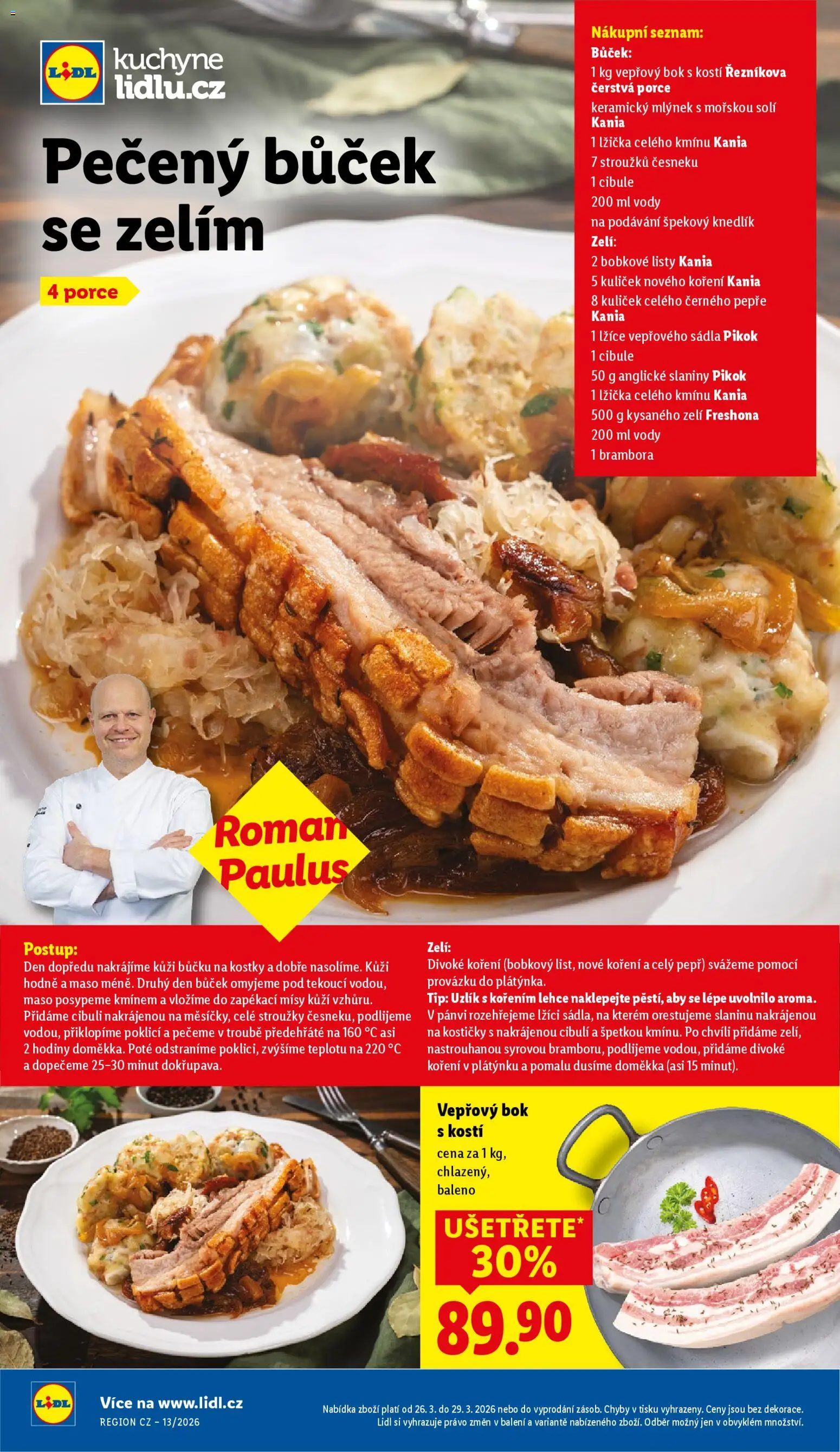Lidl leták od 26.03.2026 💥 Nenechte si ujít TOP nabídky! ⭐ | Ceská republika