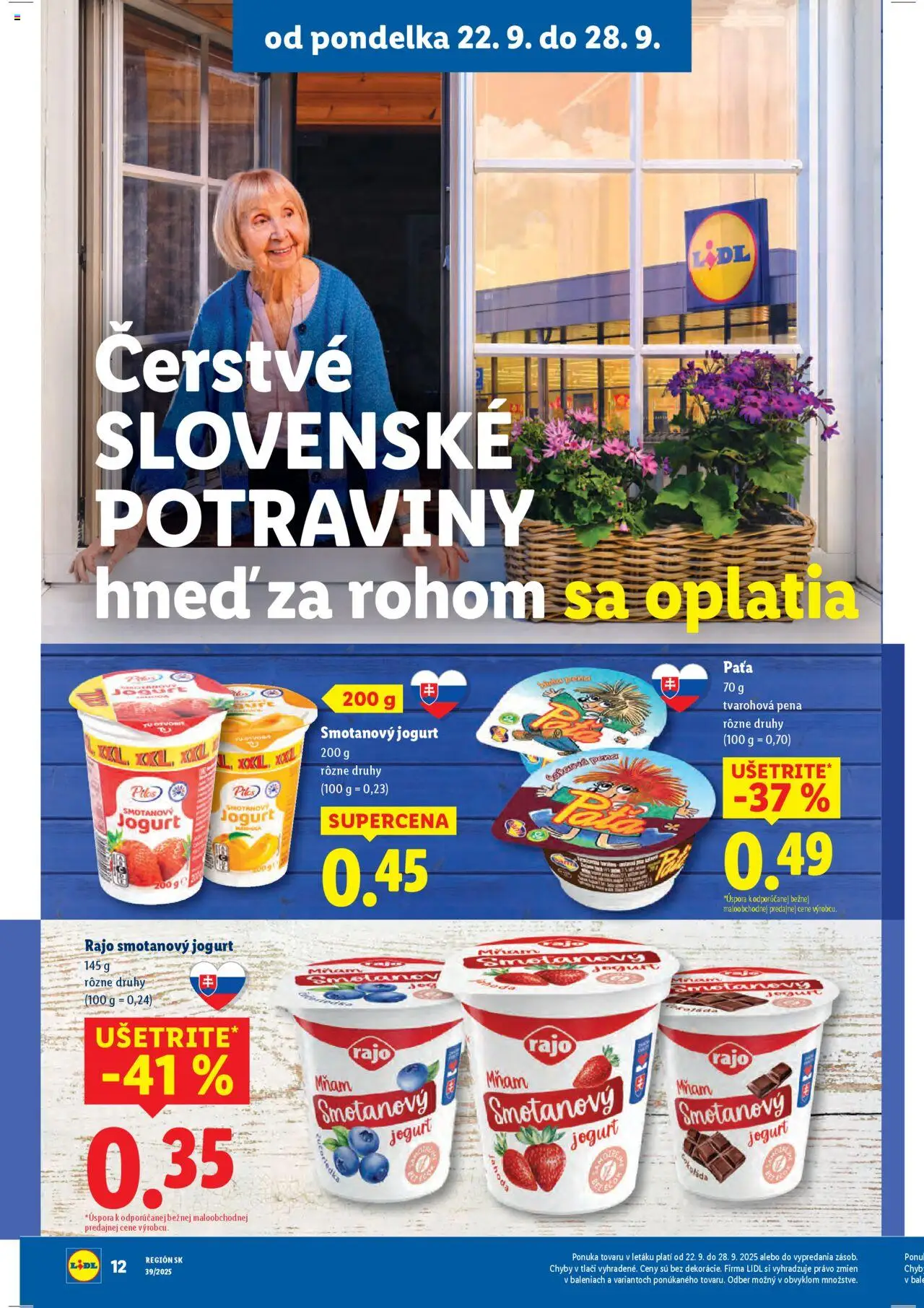 Nové Lidl akcie – leták je platný od 22.09.2025 | Strana: 18 | Produkty: Jogurt, Čokoláda