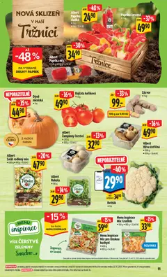 Náhled letáku Albert leták - Hypermarket od 29.10.2025 | Strana: 17 | Produkty: Žampiony, Paprika, Dýně, Zázvor