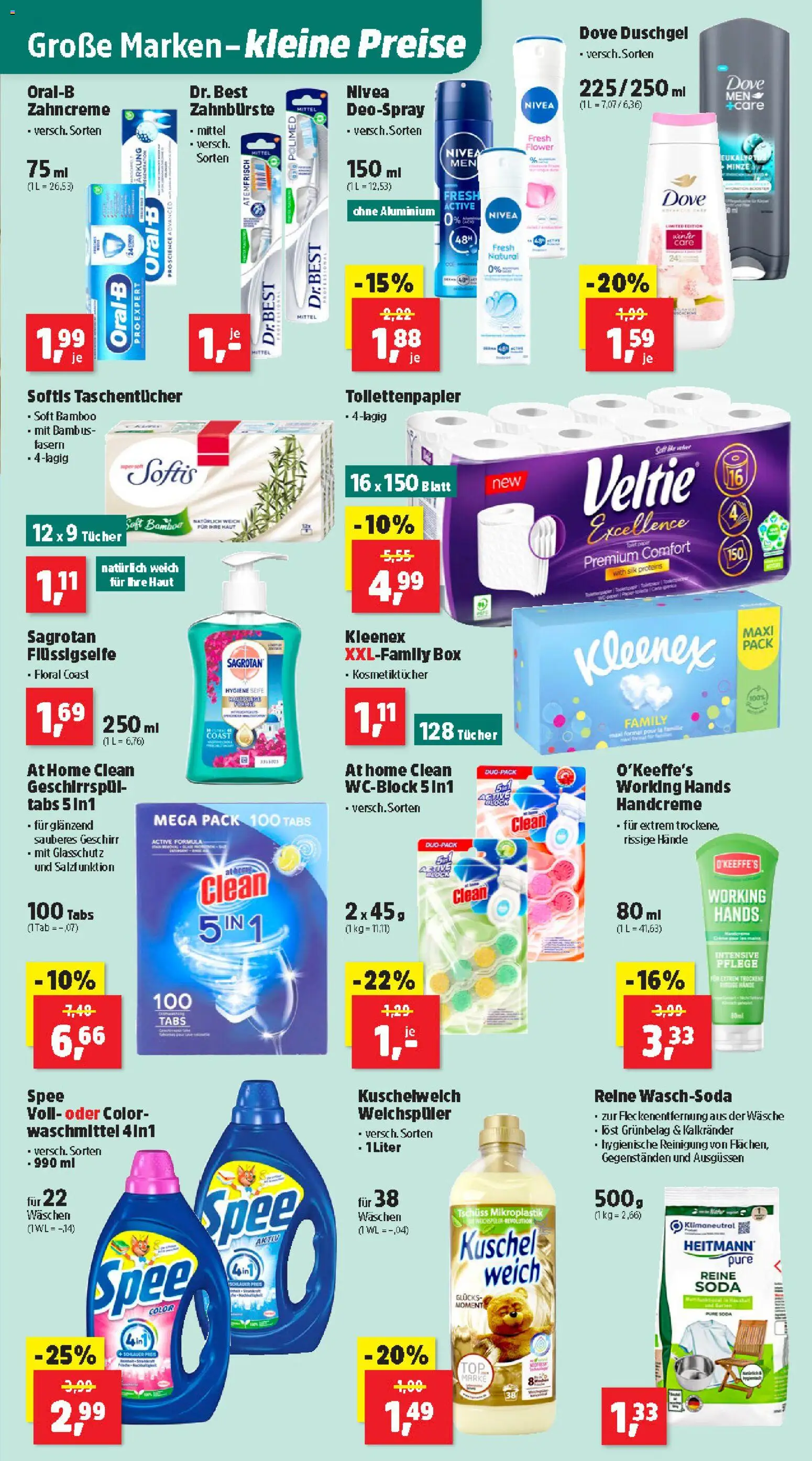 Thomas Philipps Flugblatt gültig ab 08.12.2025 | Seite: 14 | Produkte: Seife, Duschgel, Zahnbürste, Weichspüler