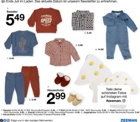 Zeeman Babyprospekt - gültig ab dem 18.07.2025 | Seite: 21 | Produkte: Jogginghose, Hemd, Overall, Hausschuhe