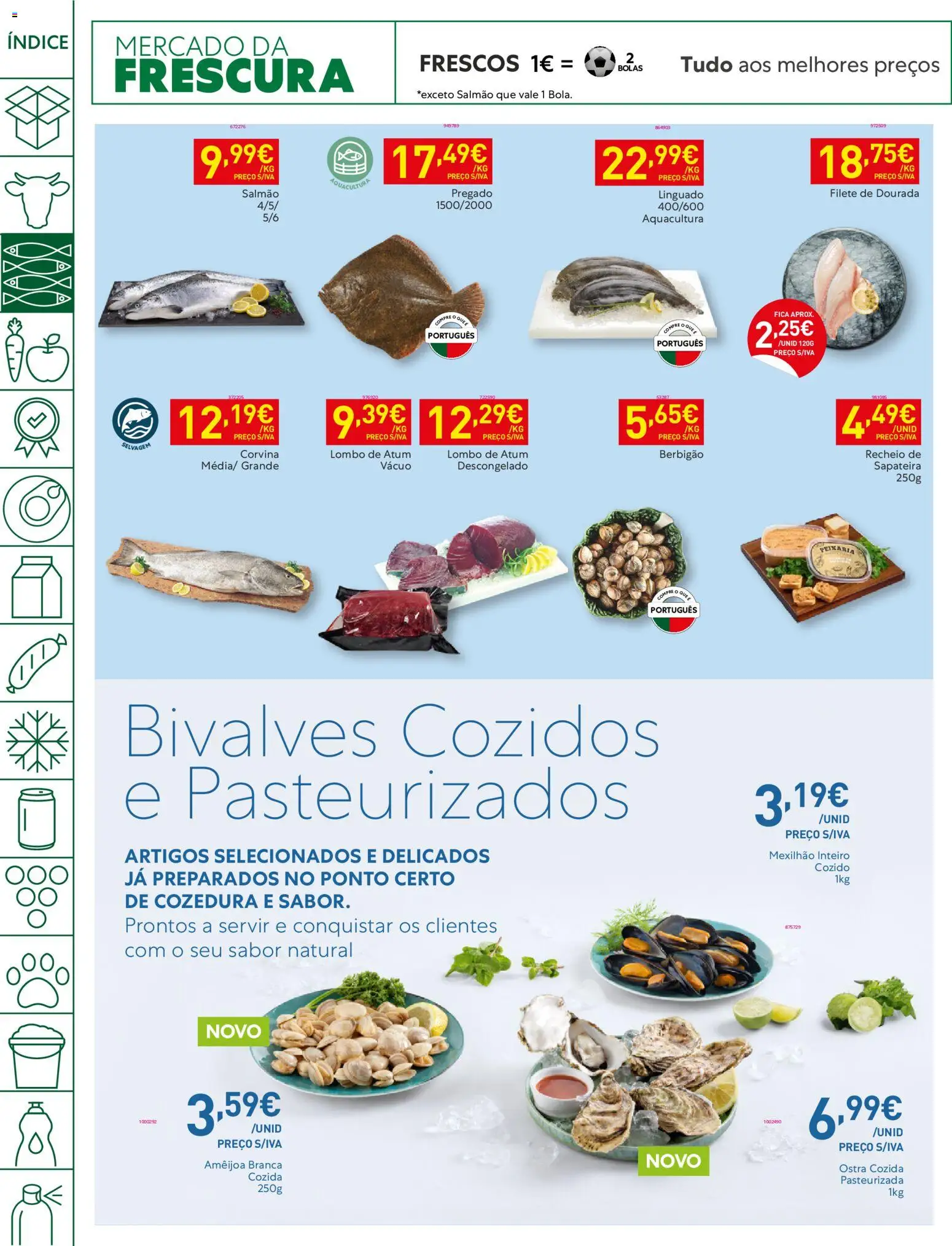 Recheio folheto │ válido de 17.03.2026 | Página: 8 | Produtos: Atum, Salmão, Linguado, Lombo