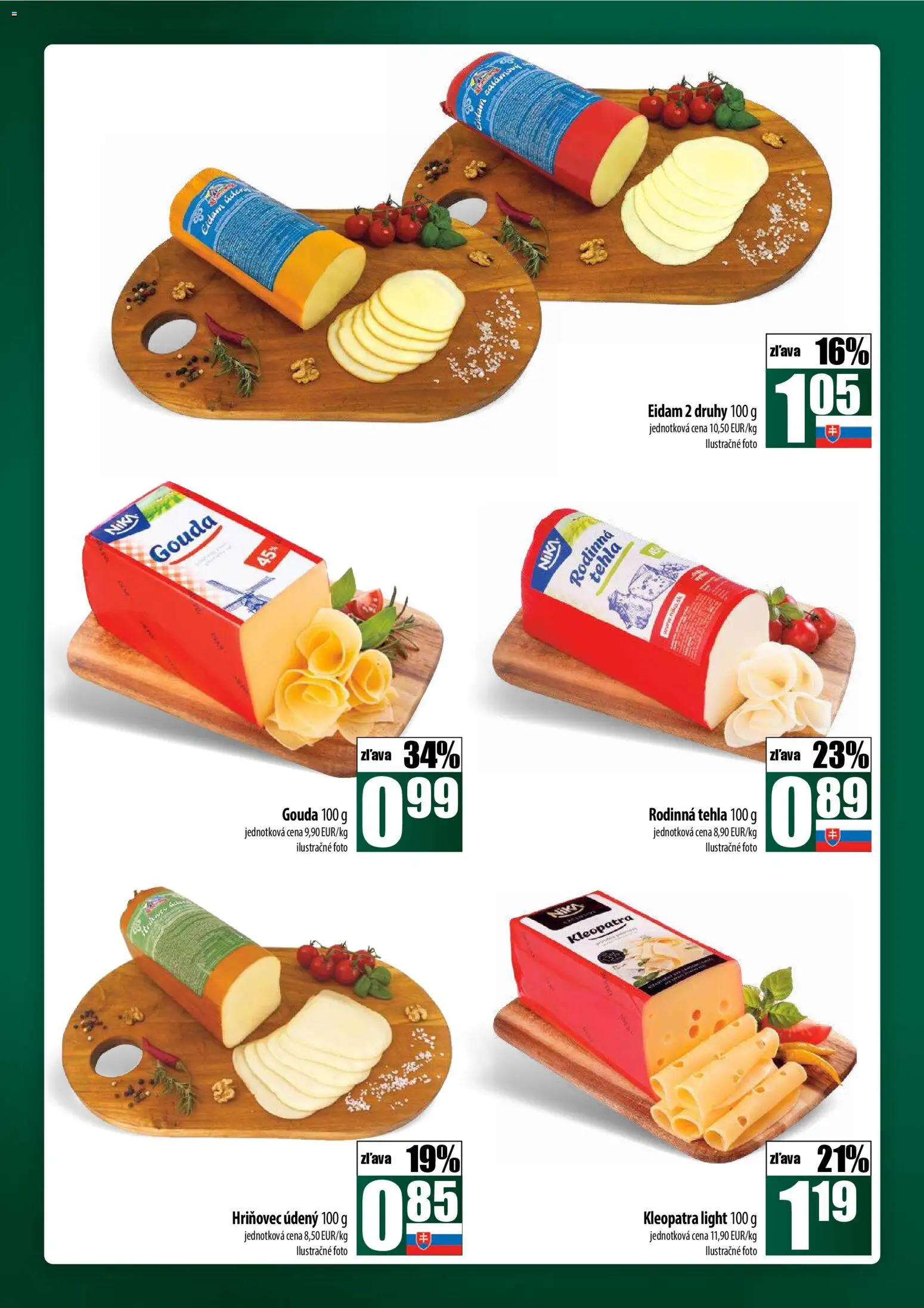 Nové COOP Jednota akcie – leták je platný od 23.10.2025 | Strana: 22 | Produkty: Gouda, Eidam