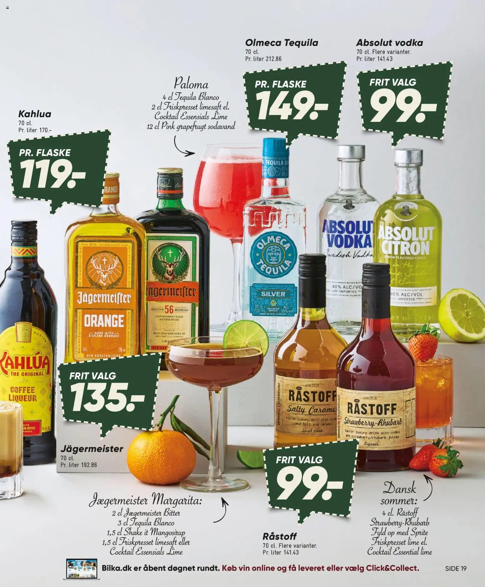 Bilka tilbudsavis – gyldig fra 01.05.2026 | Side: 19 | Produkter: Øl, Vodka, Sodavand, Lime