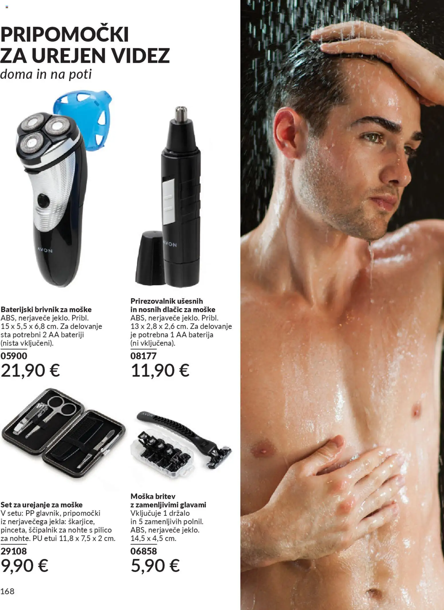 Novi Avon katalog ponudbe – veljaven od 01.02.2026 | Stran: 174 | Izdelki: Baterija, Brivnik