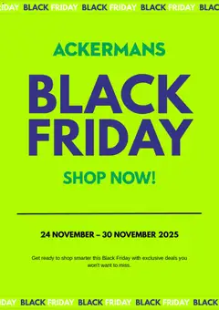 Ackermans specials catalogue – valid from 25.11.2025