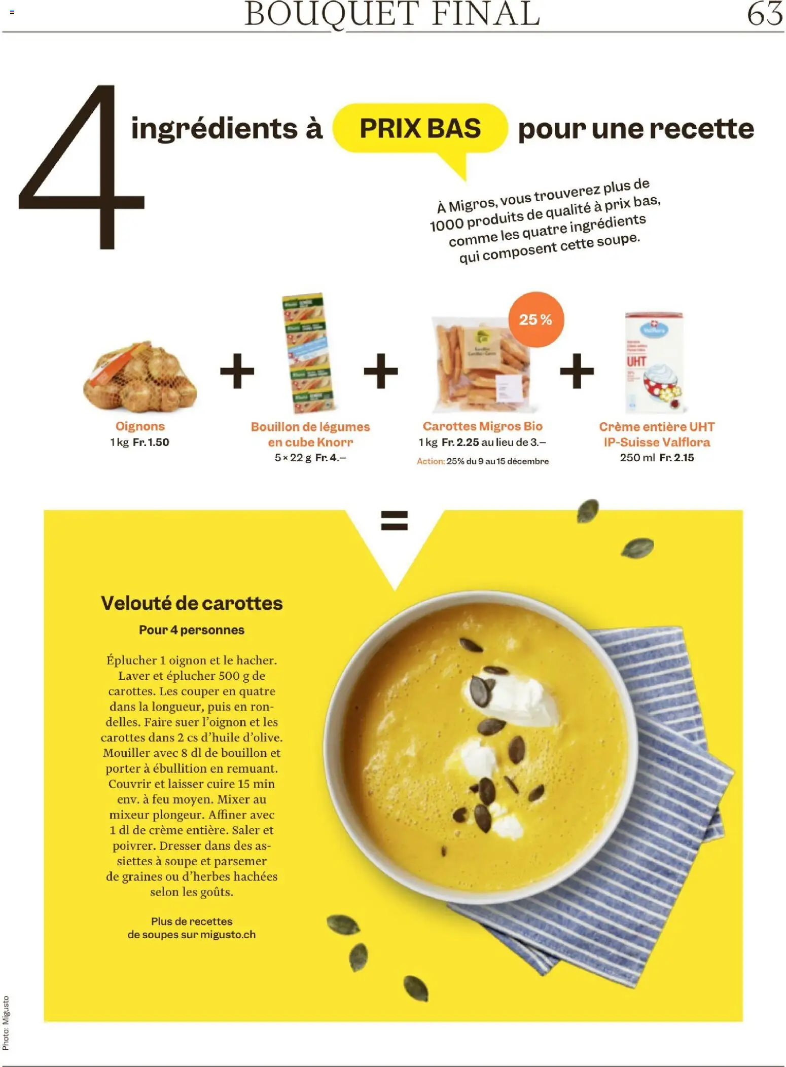 Migros - Magazin FR – gültig ab 09.12.2025 | Seite: 63