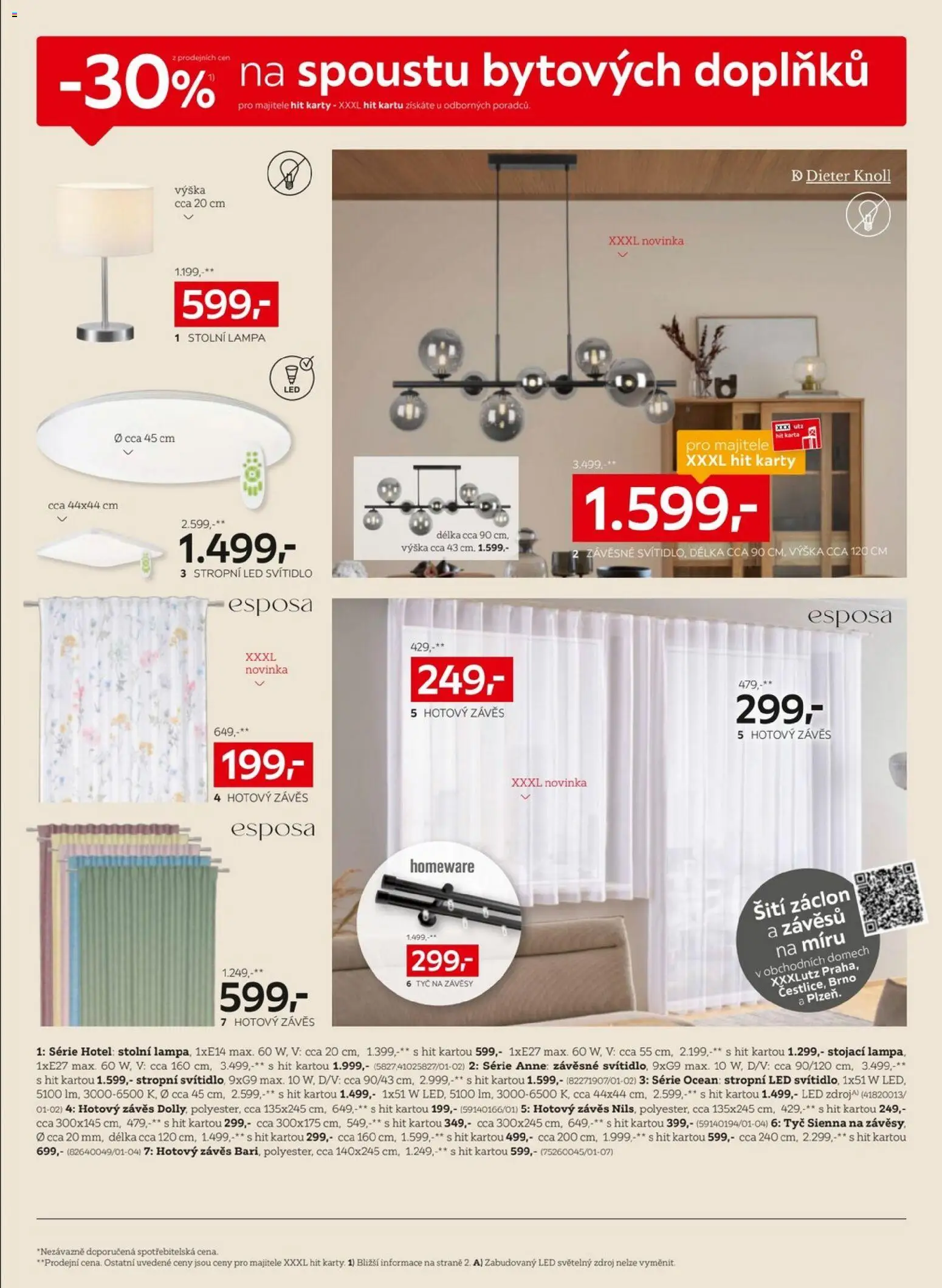 XXXLutz leták od 07.04.2026 | Strana: 10 | Produkty: Stojací lampa, Karty, Závěsy, LED