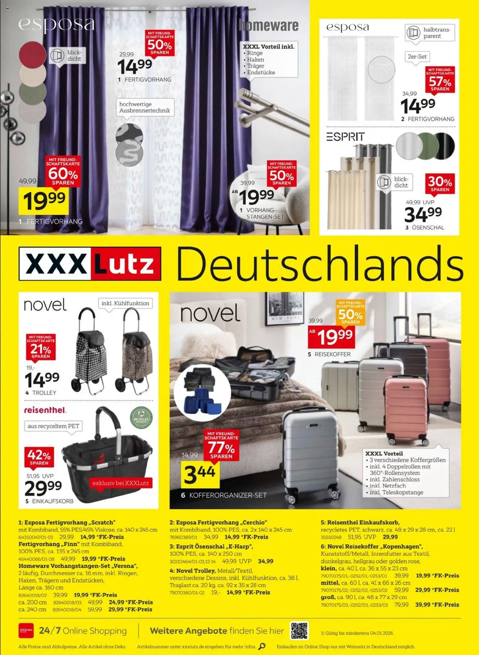 XXXL Lutz - Deutschlands größter WSV – gültig ab 27.11.2025 | Seite: 6 | Produkte: Vorhang