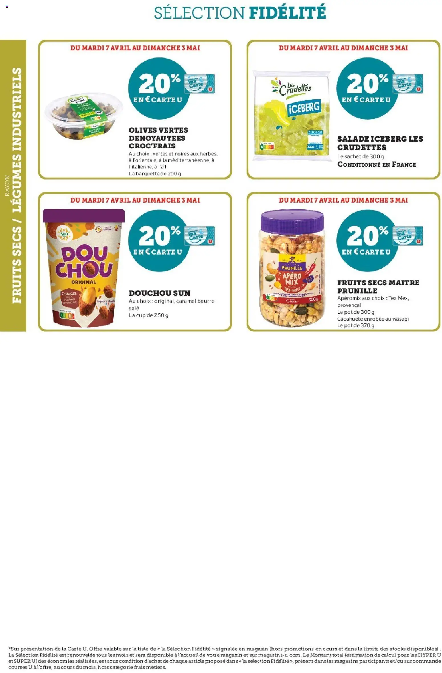 {H1} | Page: 16 | Produits: Salade, Cacahuète, Wasabi, Beurre