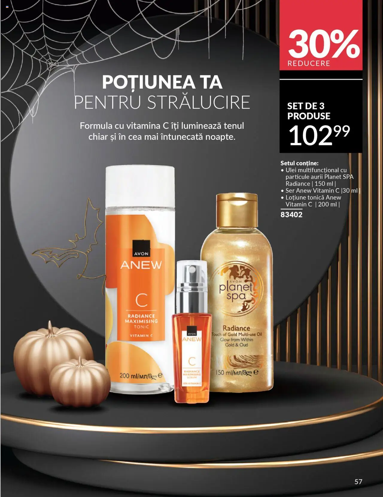 Noul catalog Avon – valabil de la 14.10.2025 | Pagină: 57 | Produse: Loțiune tonică, Serum, Ulei